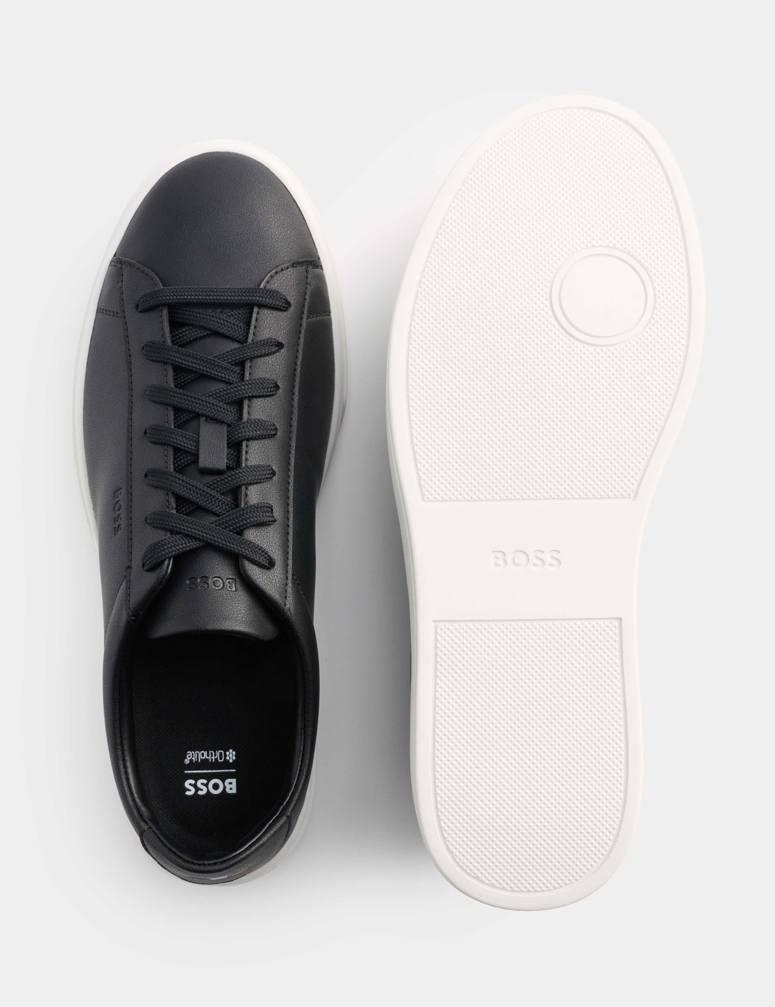 Leather Lace Up Trainers 3 of 3