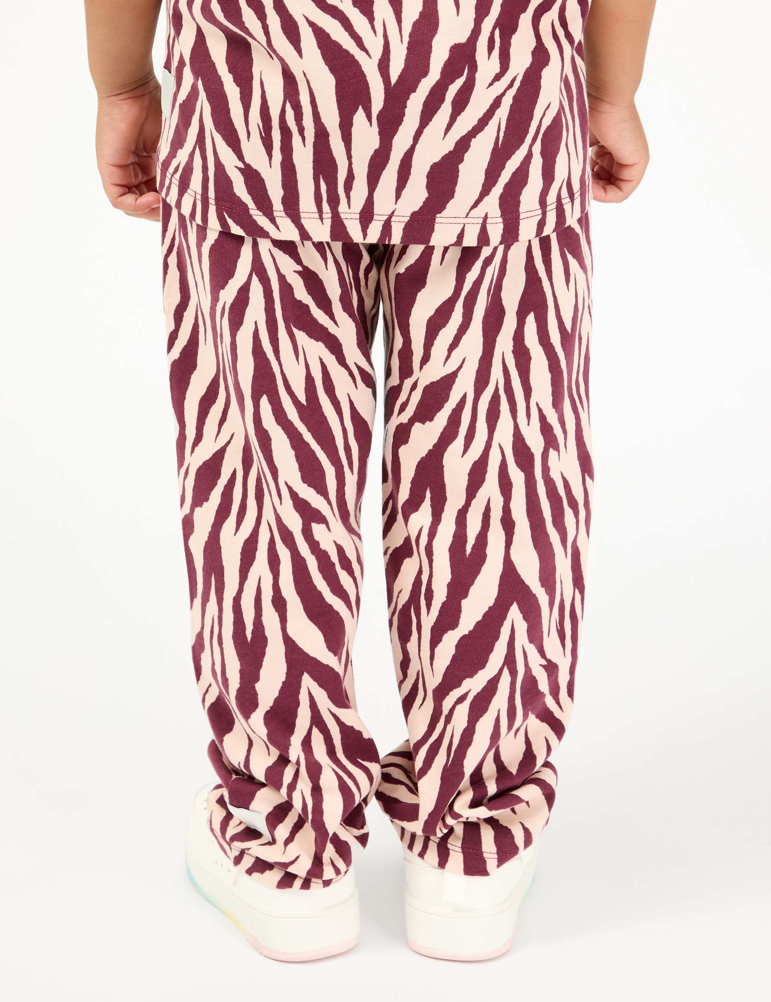 Pure Cotton Printed Short Sleeve Pyjamas (2-8 Yrs) 7 of 7