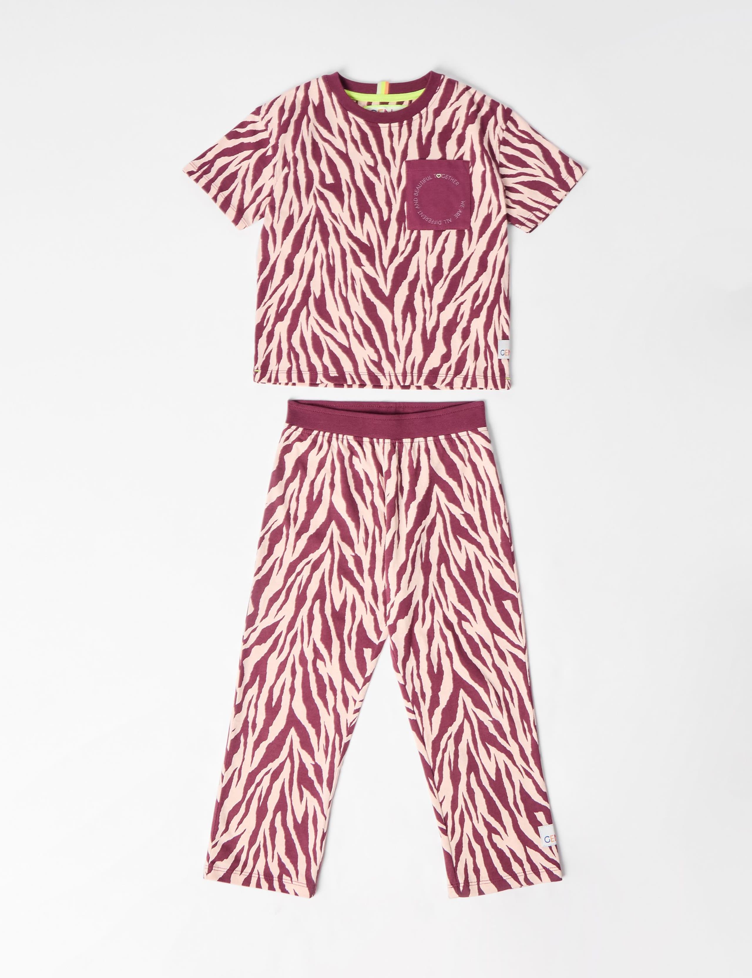 Pure Cotton Printed Short Sleeve Pyjamas (2-8 Yrs) 2 of 7