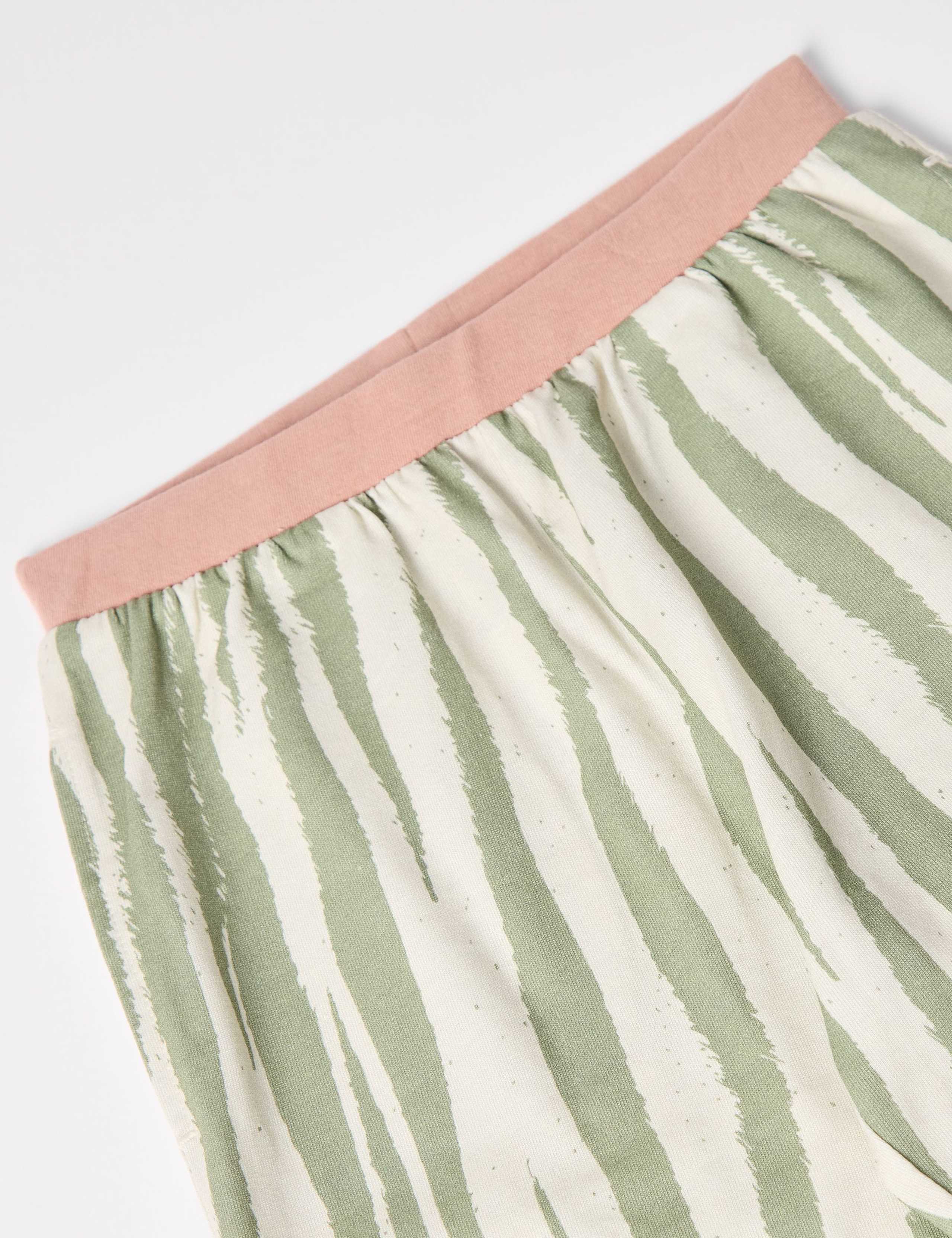 Pure Cotton Striped Short Sleeve Pyjamas (2-8 Yrs) 6 of 6