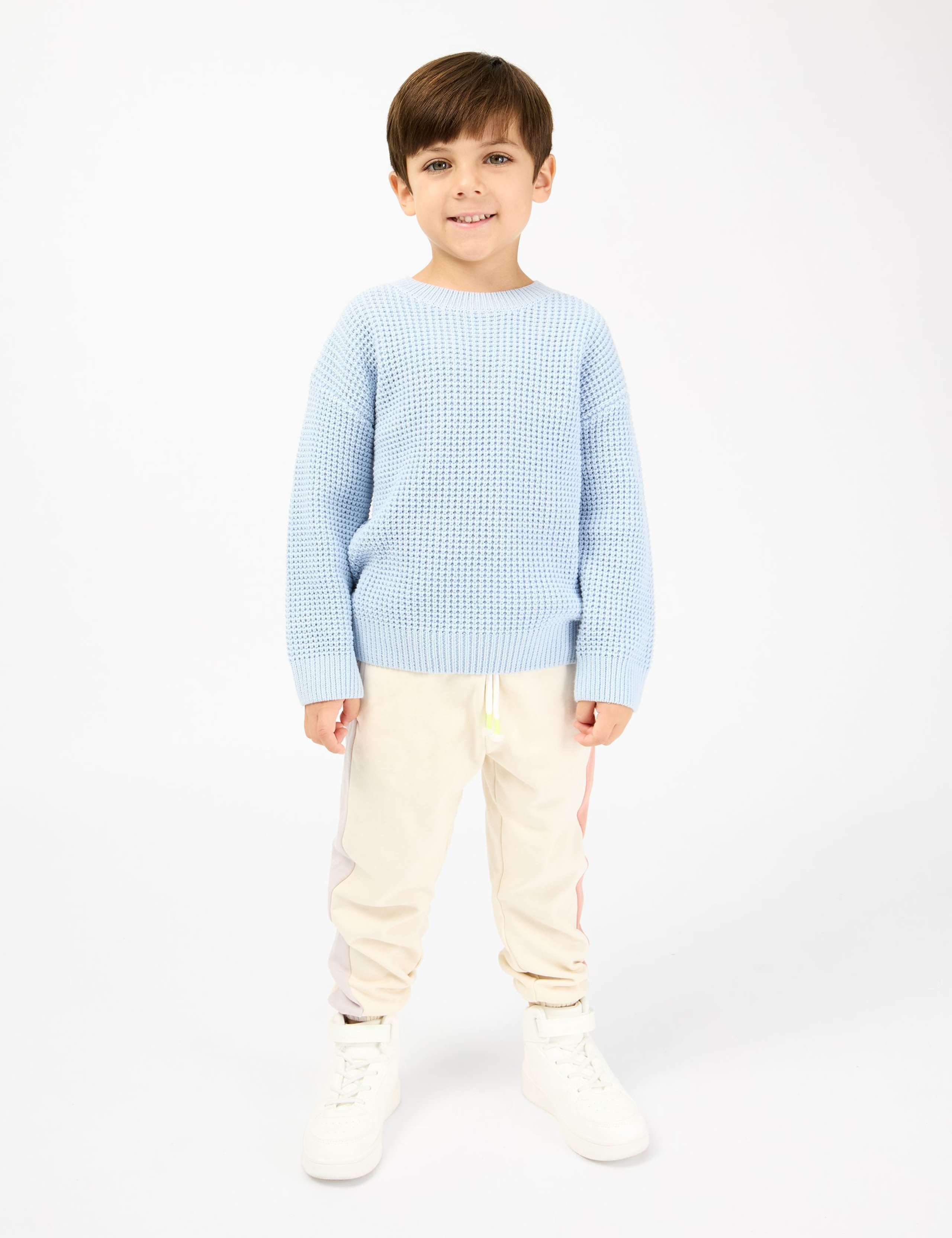 Cotton Rich Slouchy Crew Neck Jumper (2-8 Yrs) 3 of 8