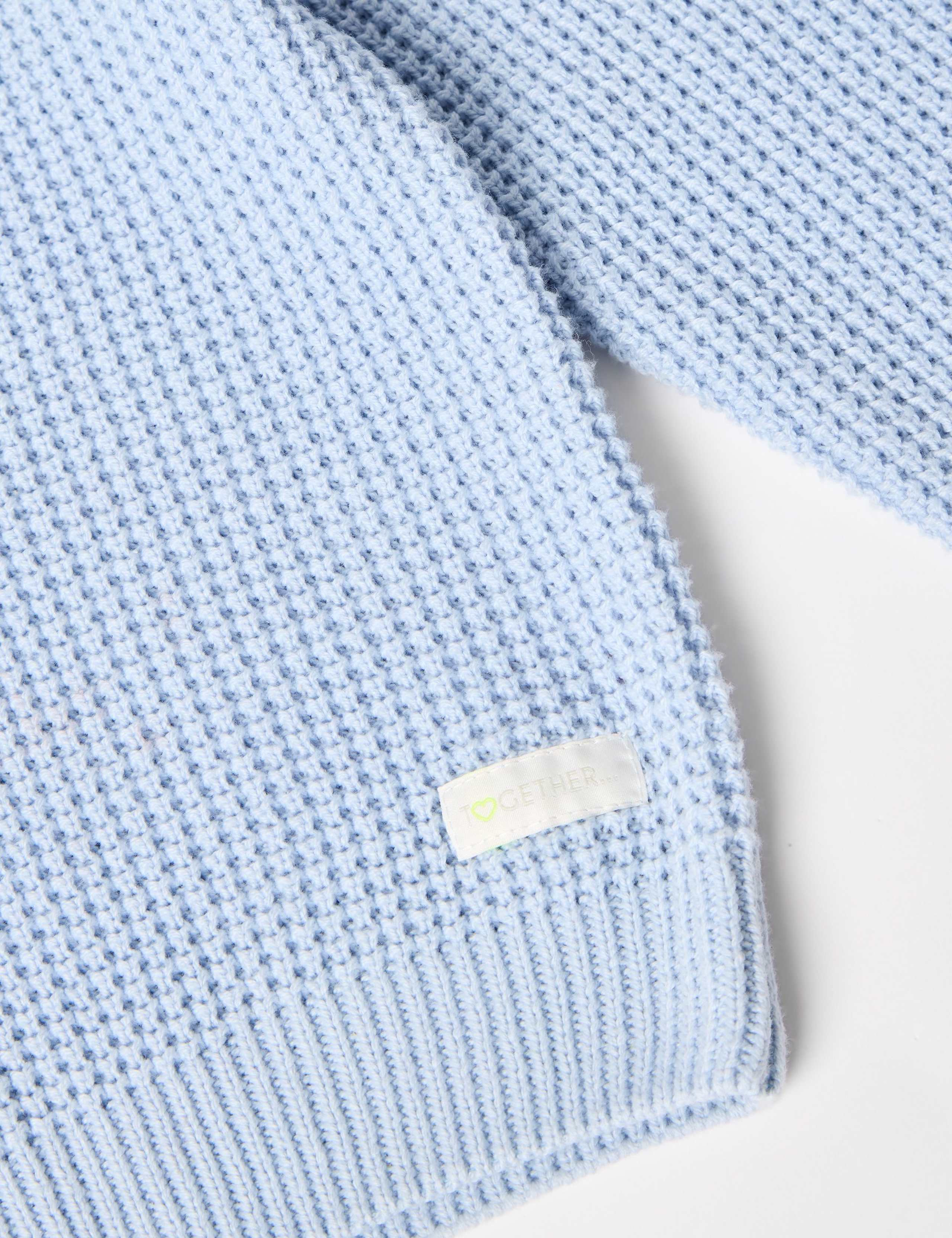 Cotton Rich Slouchy Crew Neck Jumper (2-8 Yrs) 5 of 8