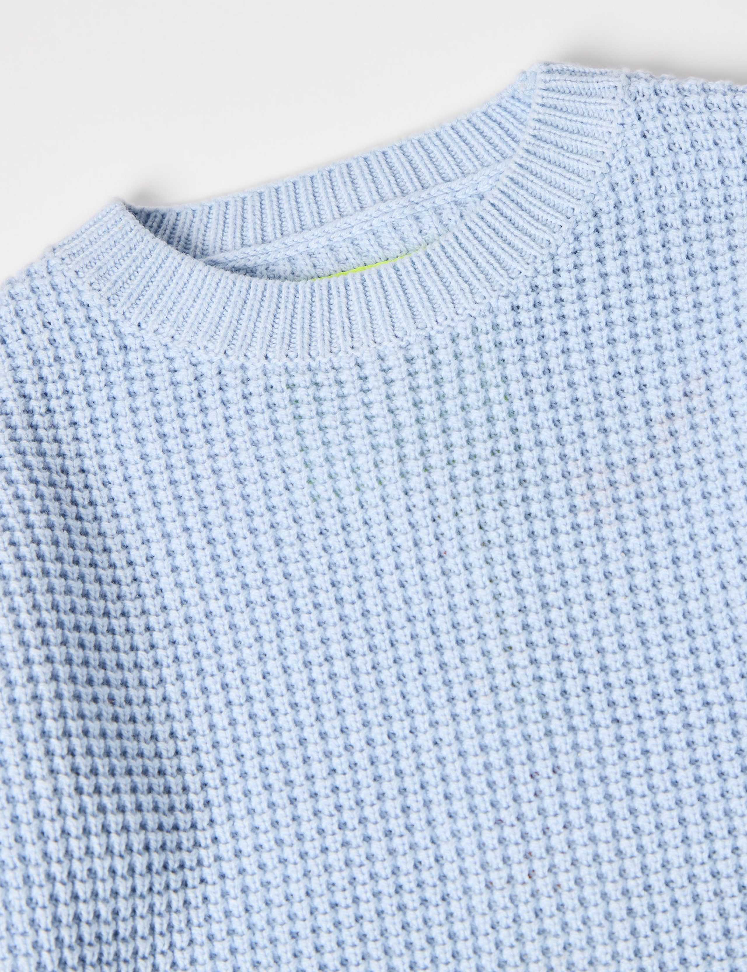 Cotton Rich Slouchy Crew Neck Jumper (2-8 Yrs) 6 of 8