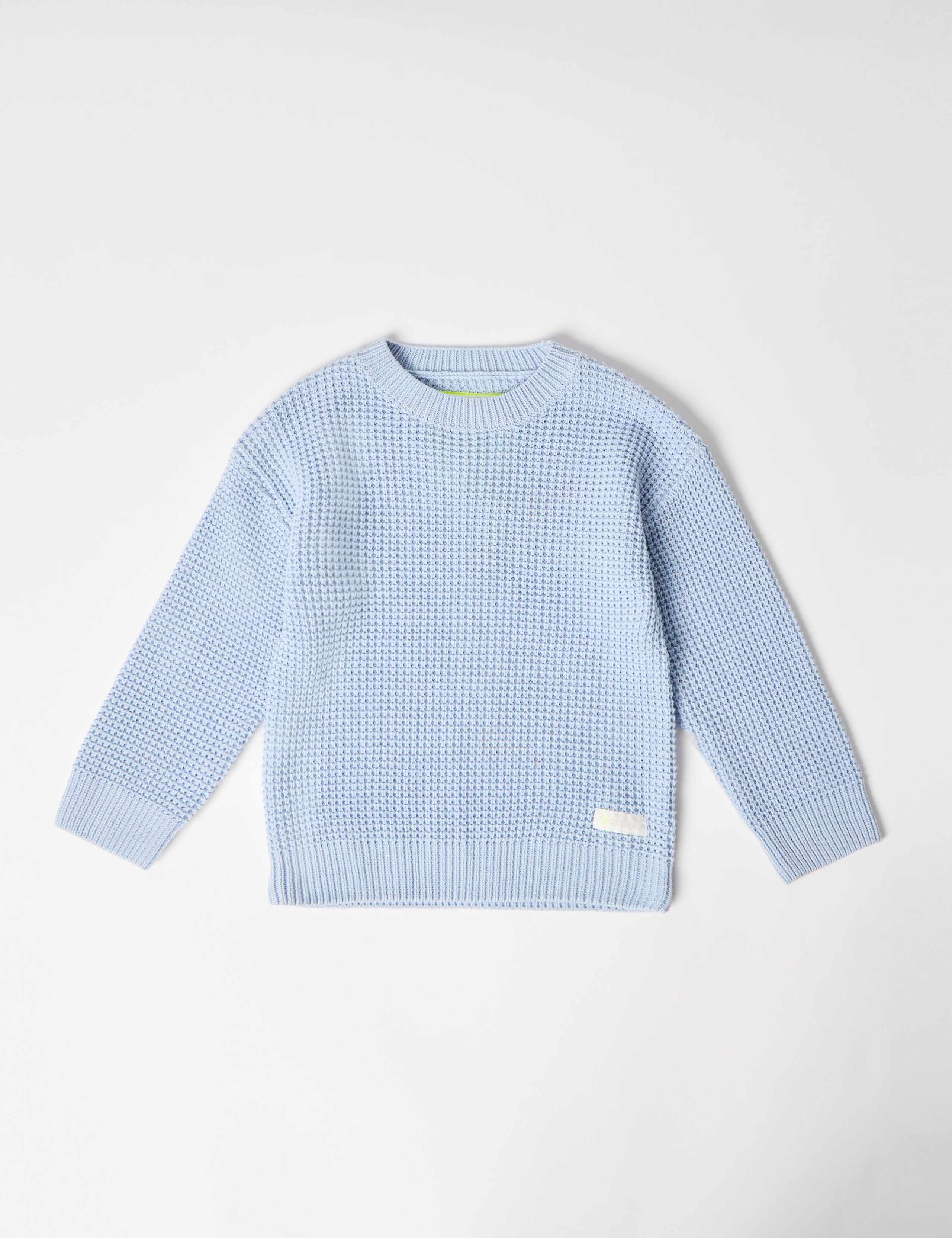 Cotton Rich Slouchy Crew Neck Jumper (2-8 Yrs) 2 of 8