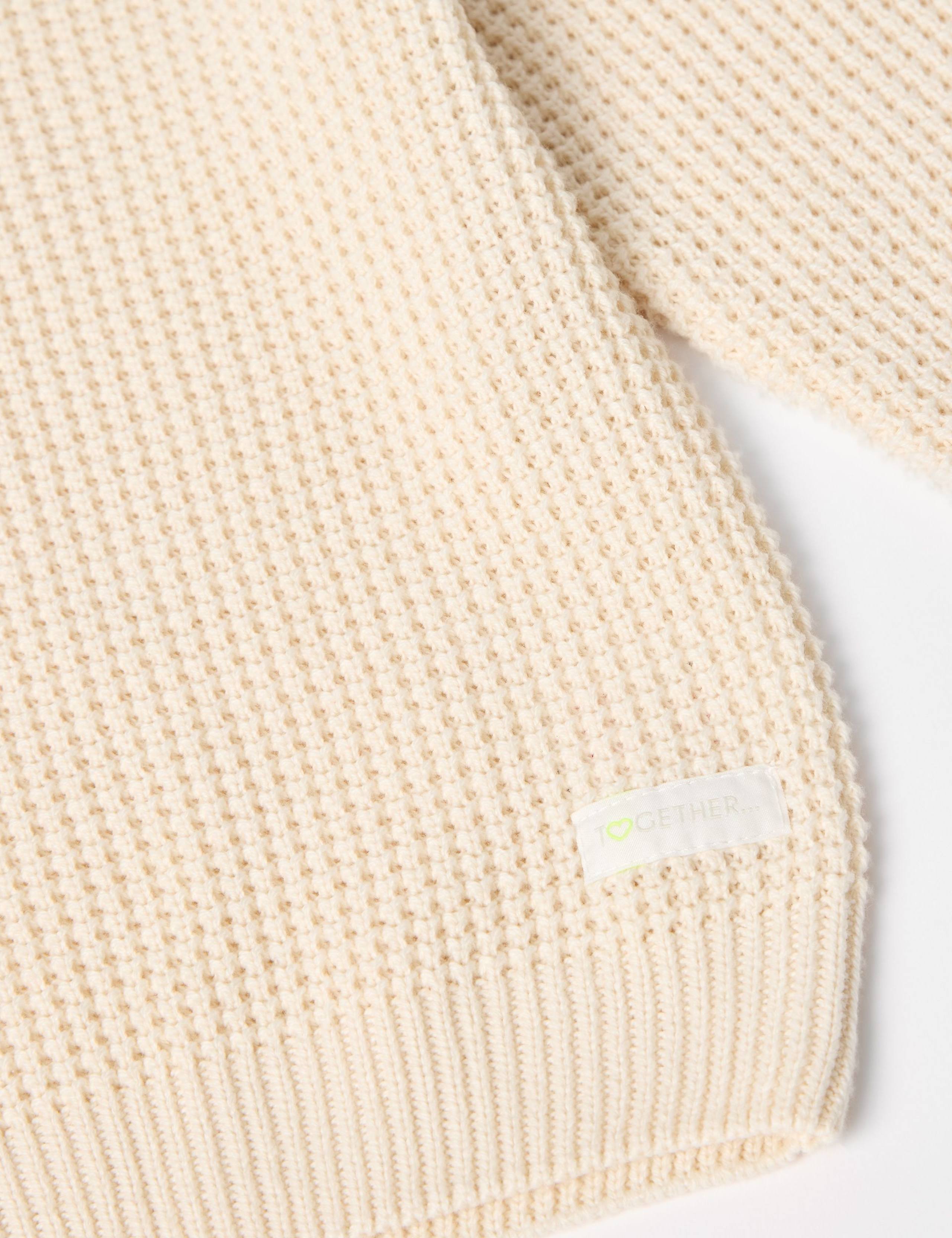 Cotton Rich Slouchy Crew Neck Jumper (2-8 Yrs) 5 of 7