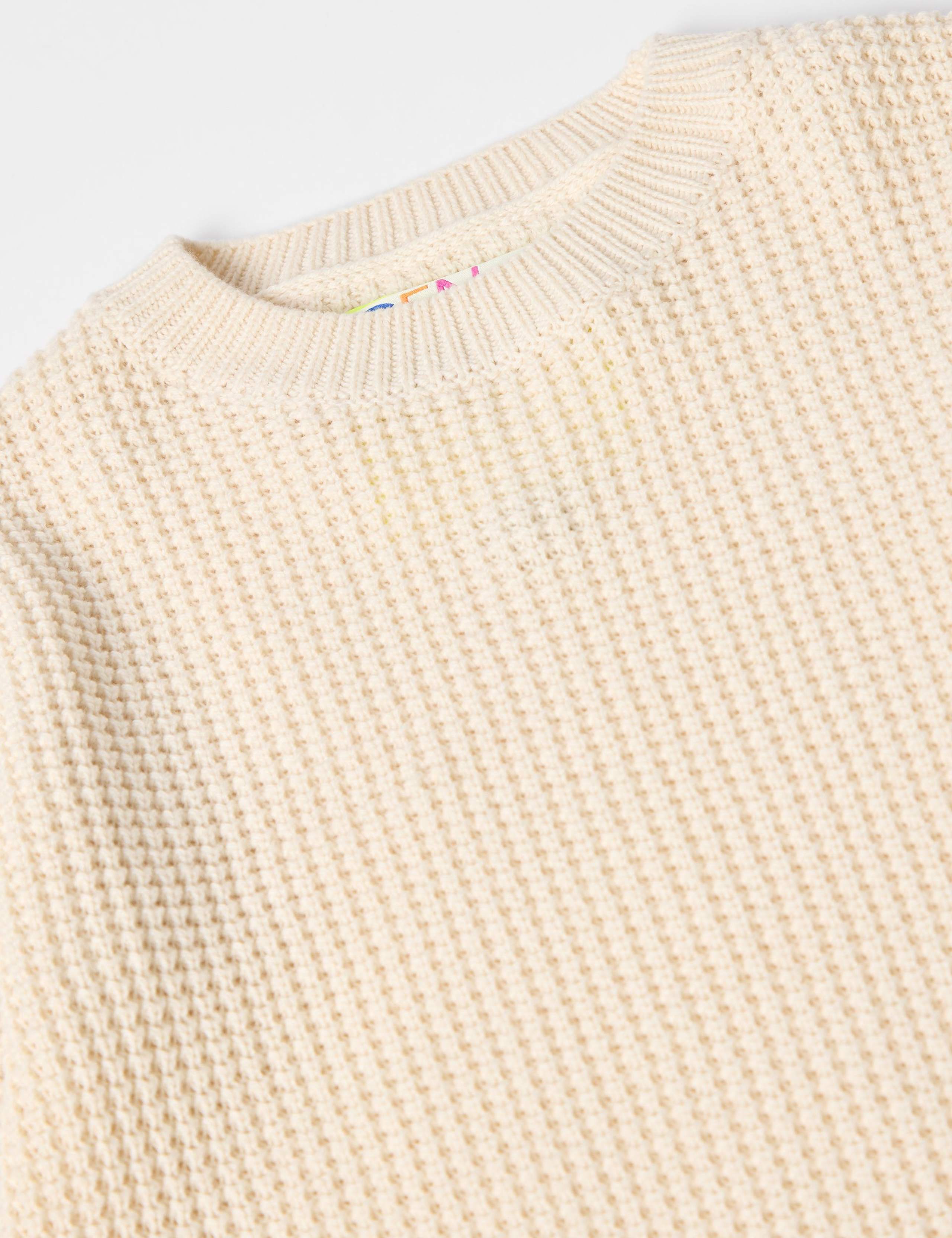 Cotton Rich Slouchy Crew Neck Jumper (2-8 Yrs) 6 of 7