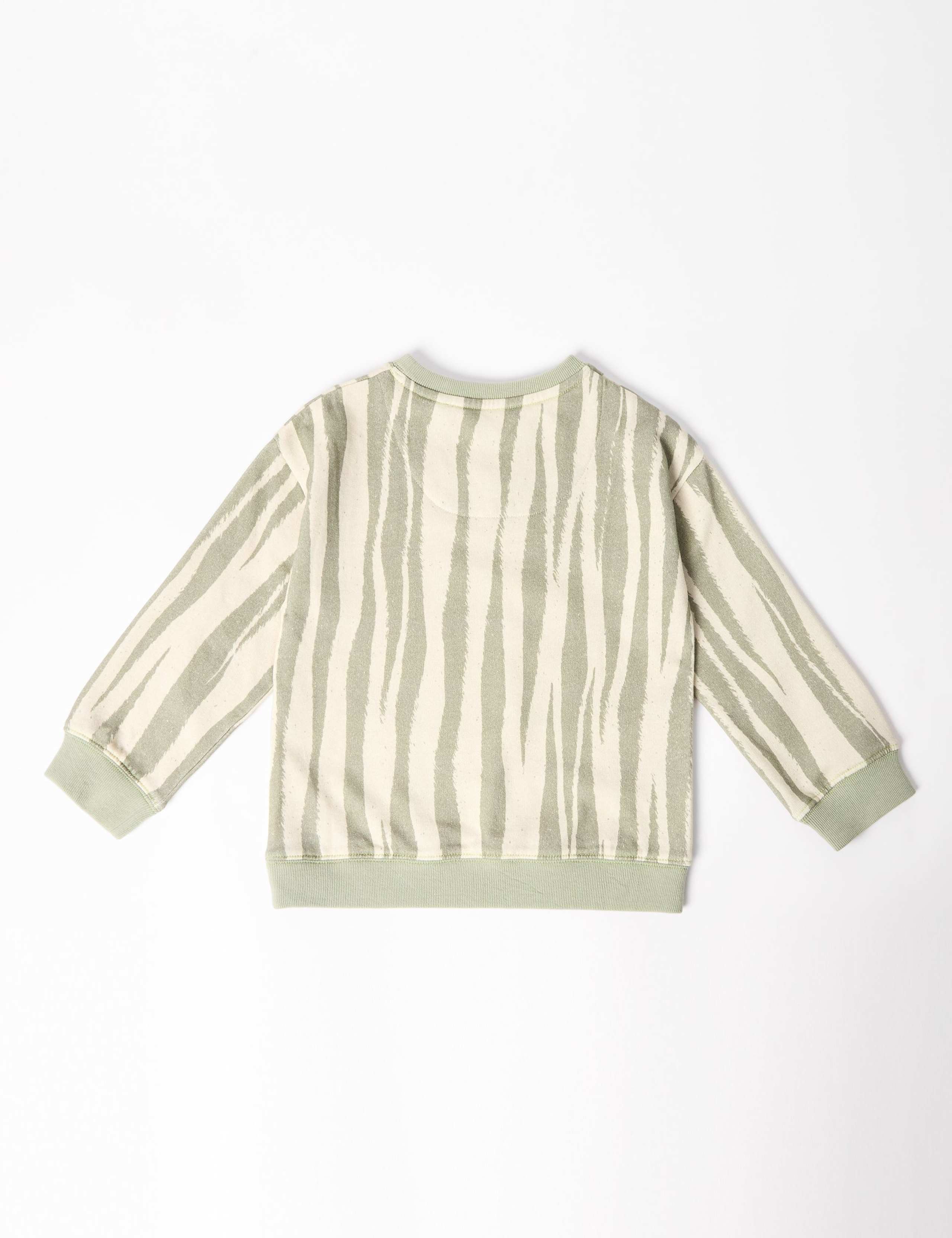 Pure Cotton Tiger Stripe Sweatshirt (2-8 Yrs) 5 of 7
