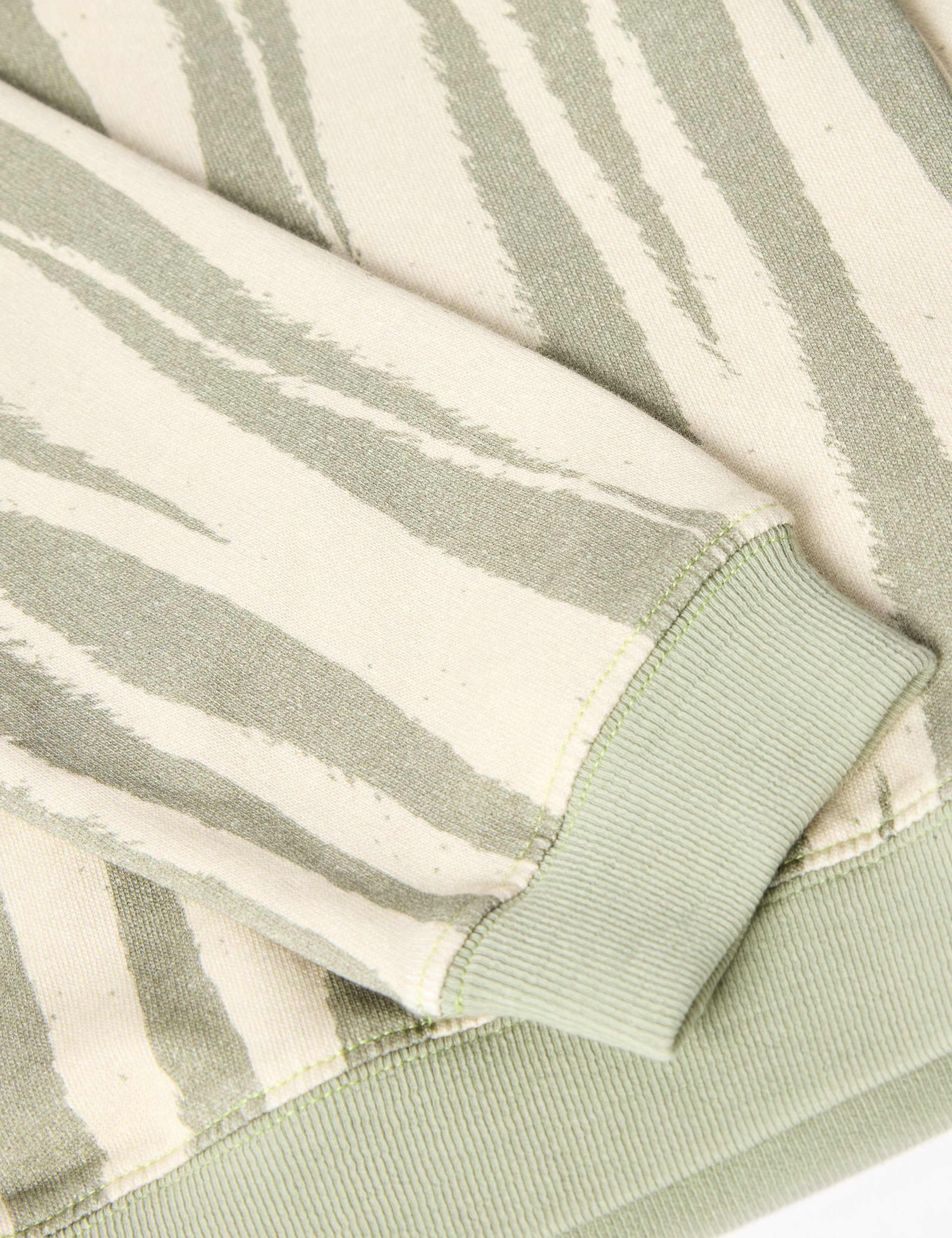 Pure Cotton Tiger Stripe Sweatshirt (2-8 Yrs) 6 of 7