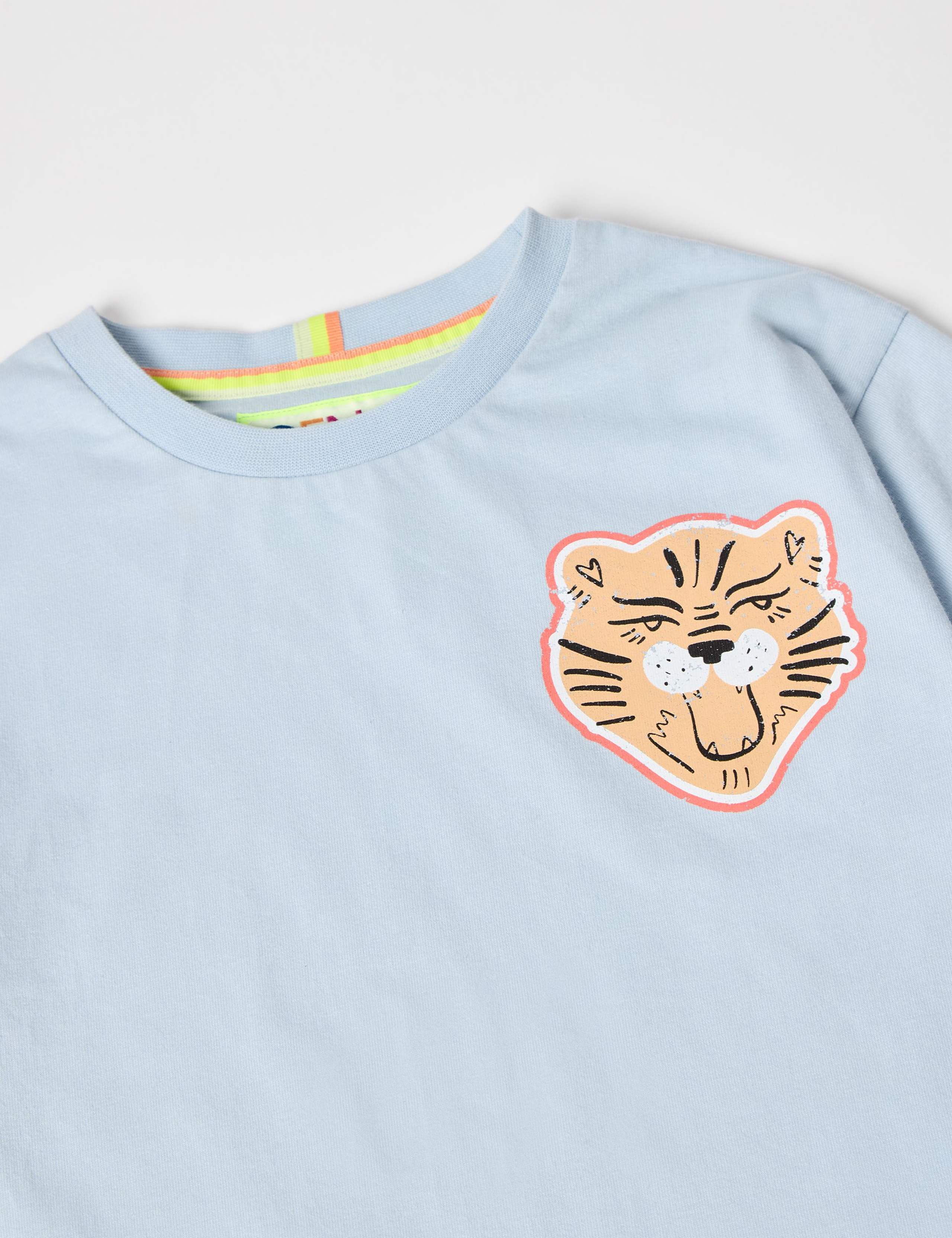 Pure Cotton Tiger Graphic T-Shirt (2-8 Yrs) 6 of 6