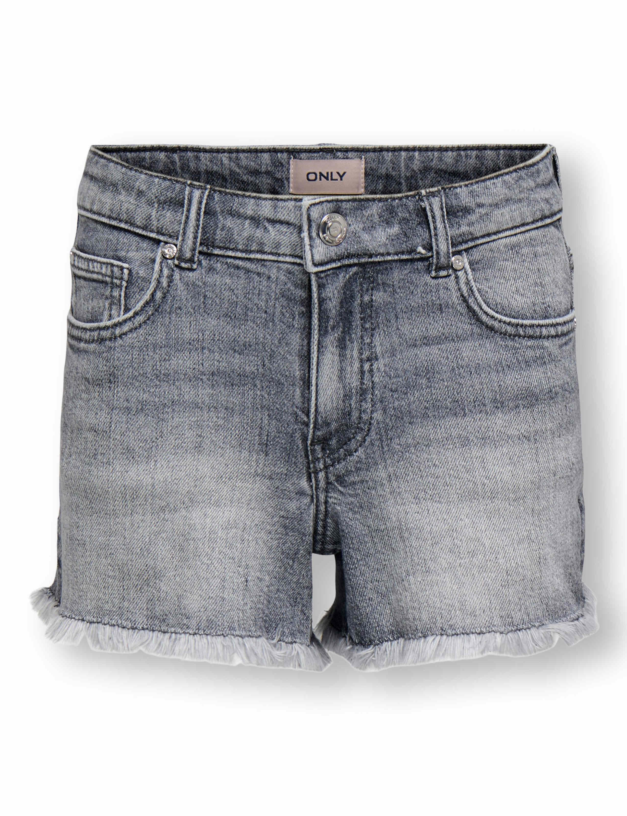 Denim Frayed Hem Shorts (8-14 Yrs) 1 of 2