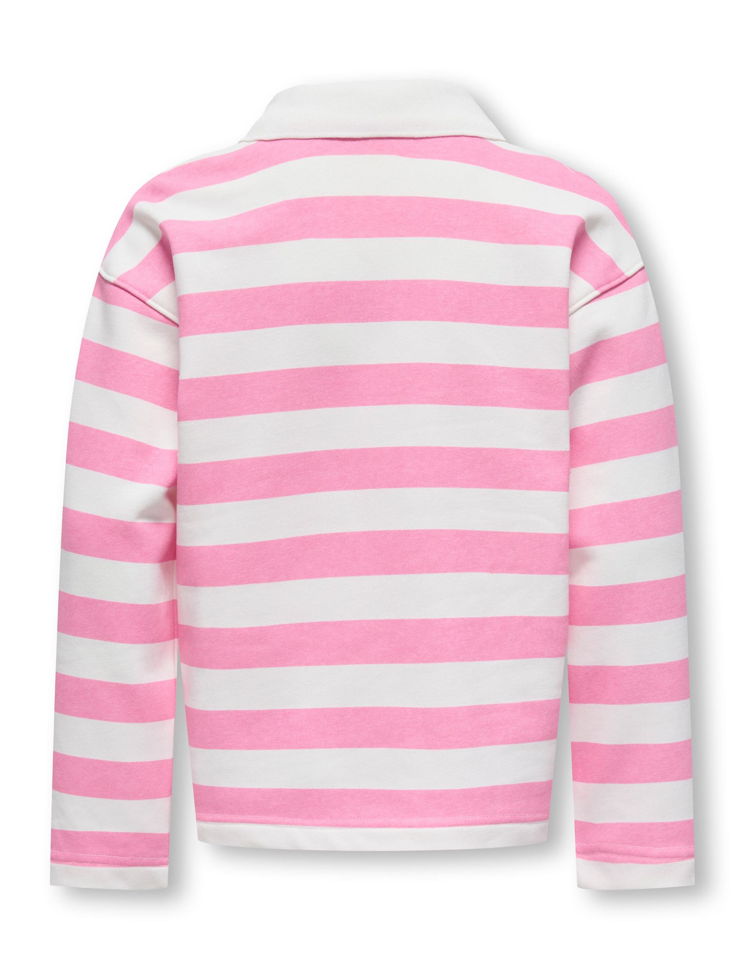 Cotton Rich Striped NYC Logo Polo Shirt (7-14 Years) 3 of 4