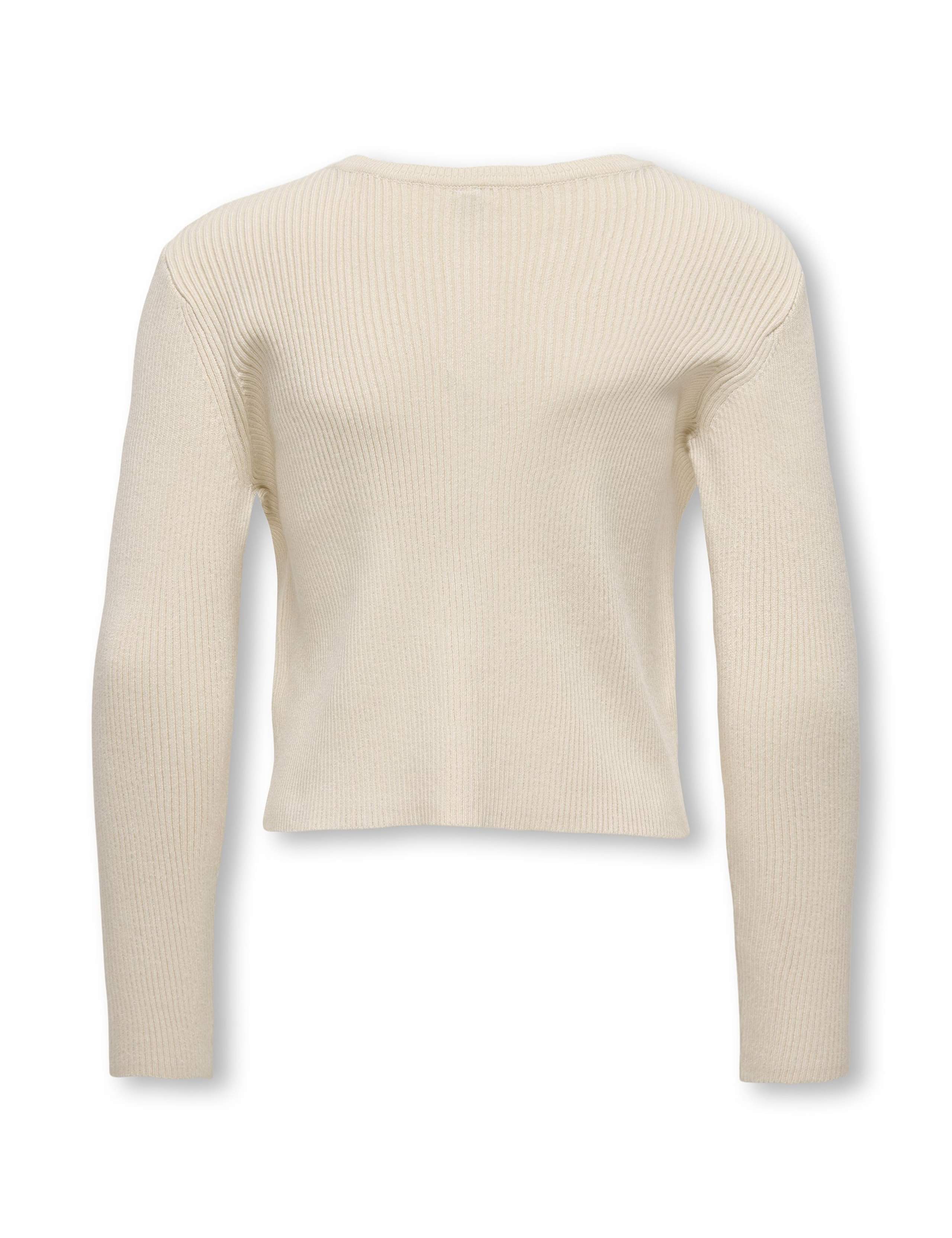 Ribbed Knitted Cardigan (7-14 Years) 2 of 3