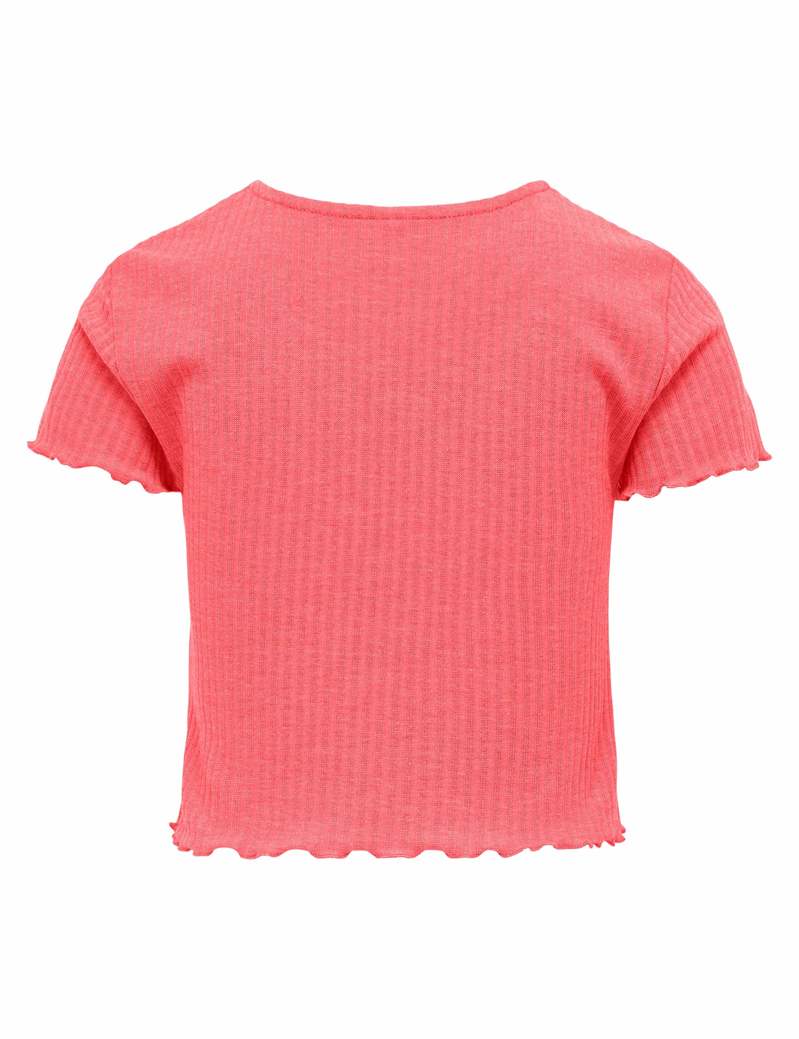 Textured Cropped T-Shirt (7-14 Yrs) 2 of 3
