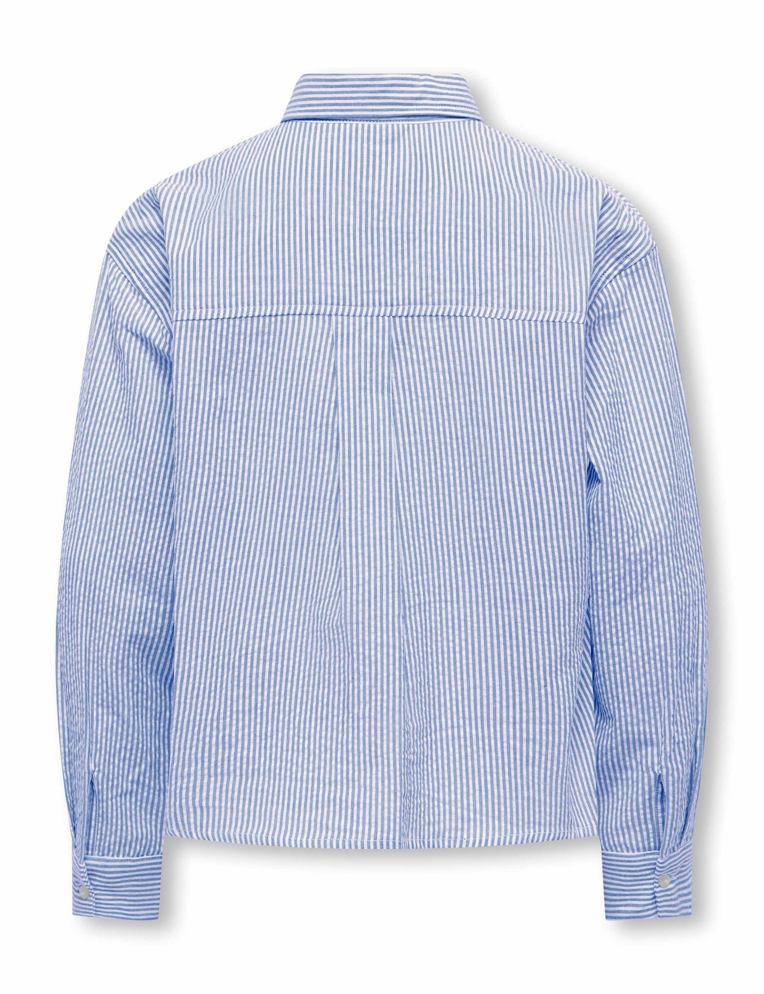 Pure Cotton Striped Shirt (8-14 Yrs) 2 of 3