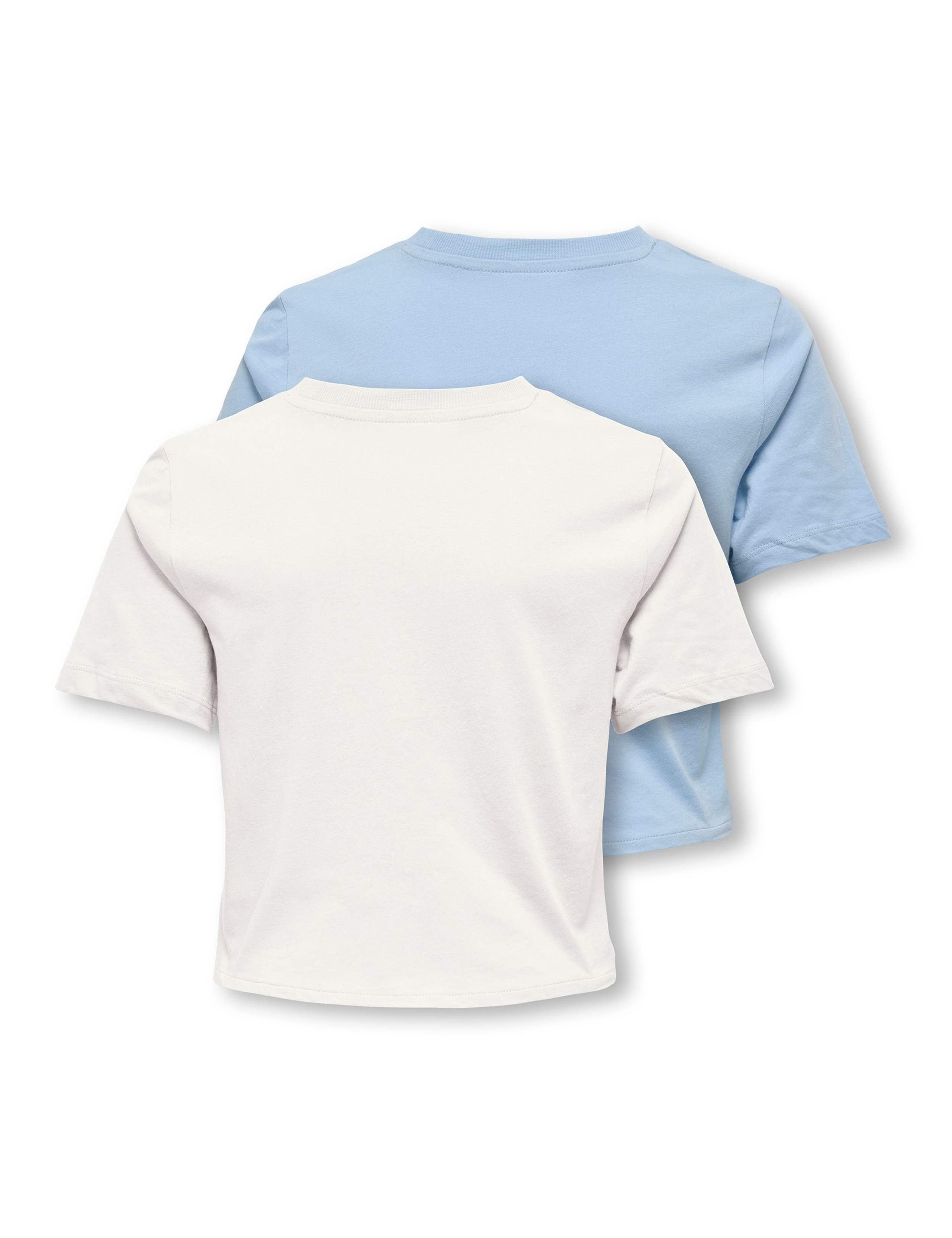 2 Pack Pure Cotton Knot Hem T-Shirts (7-14 Years) 2 of 3