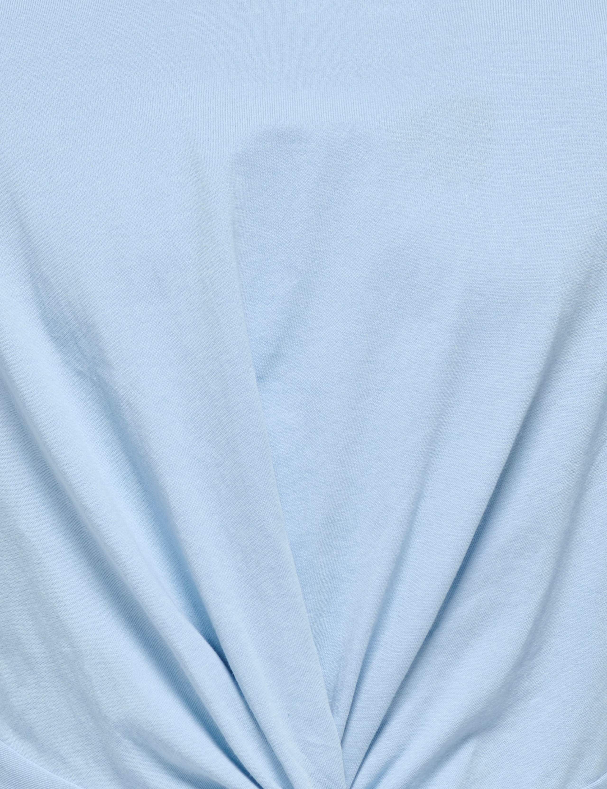 2 Pack Pure Cotton Knot Hem T-Shirts (7-14 Yrs) 3 of 3