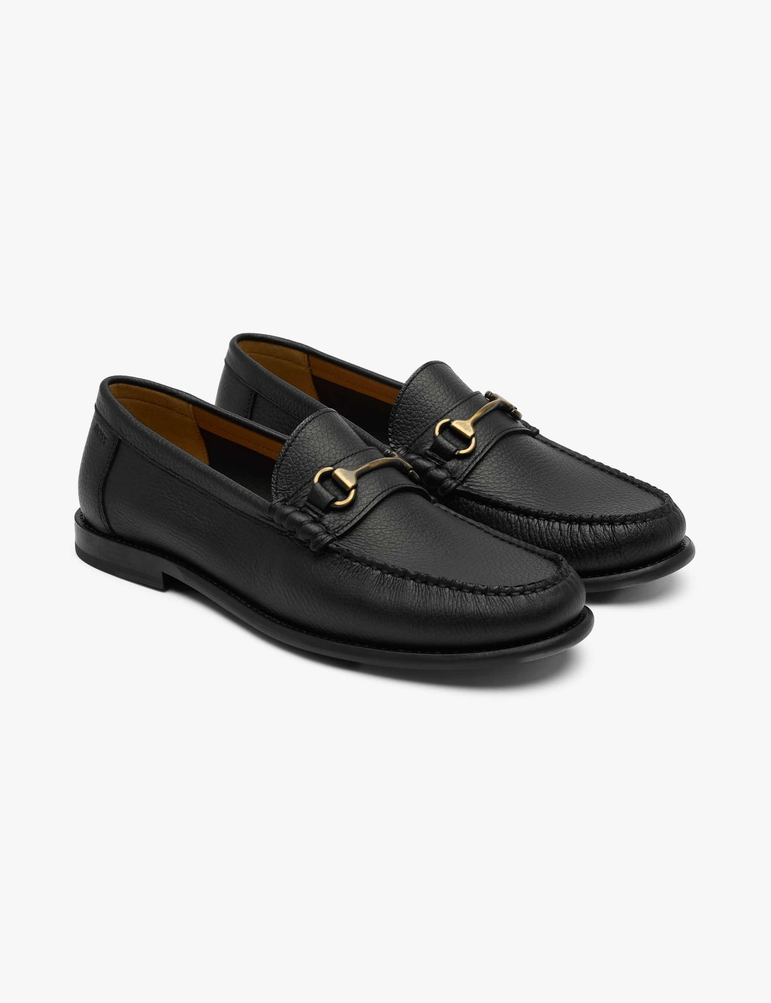 Bit-trim moccasins in leather 2 of 2