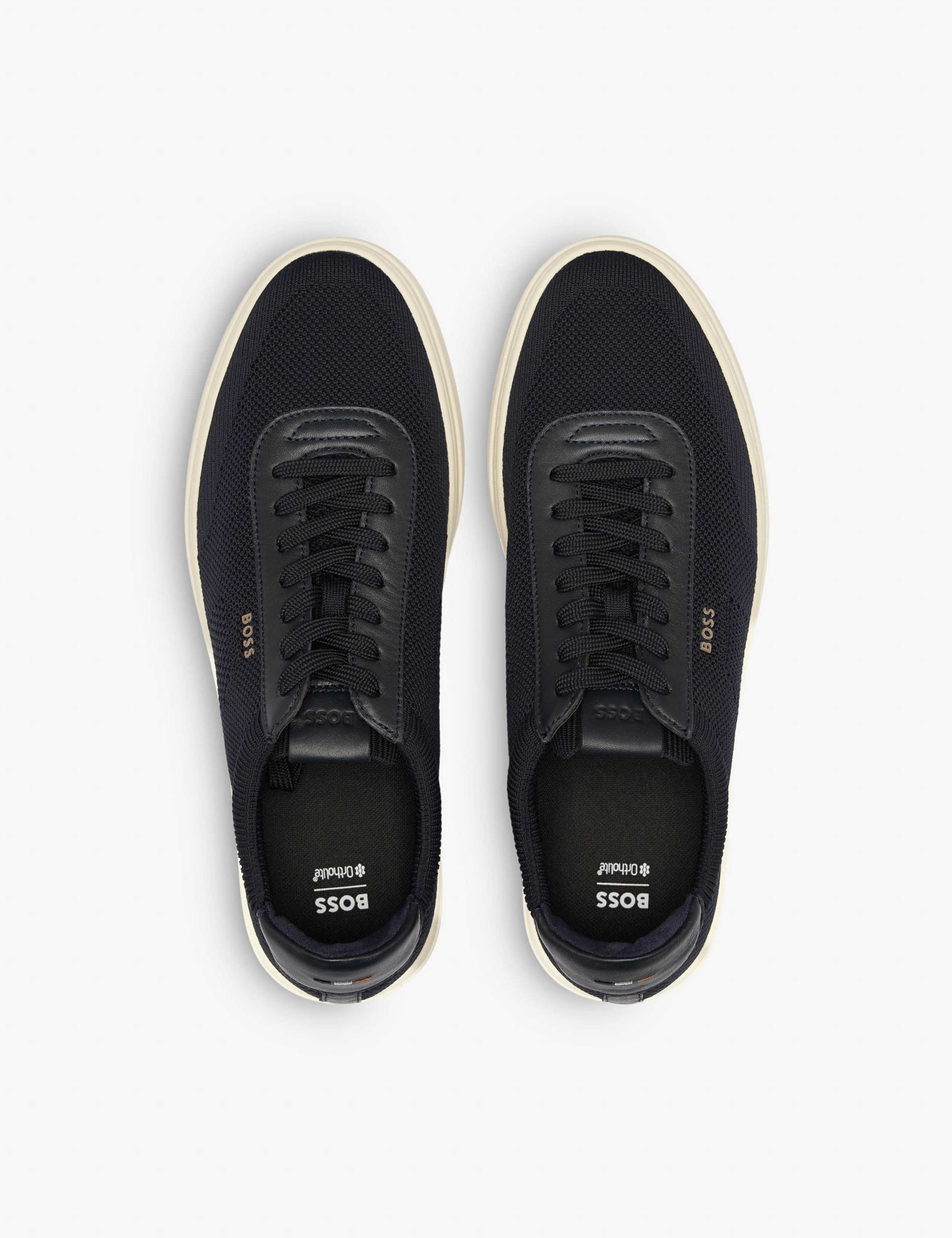 Knitted Lace Up Trainers 2 of 3