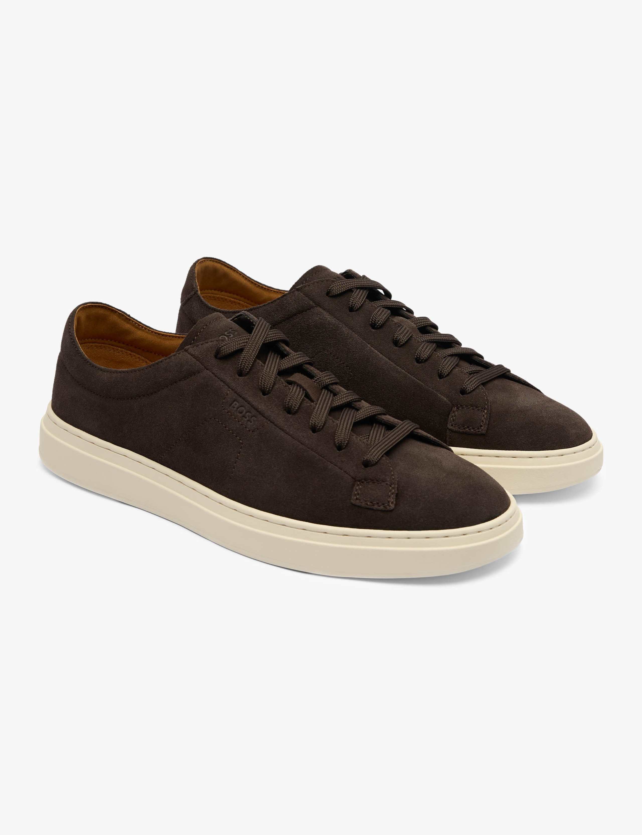 Suede Lace Up Trainers 3 of 3