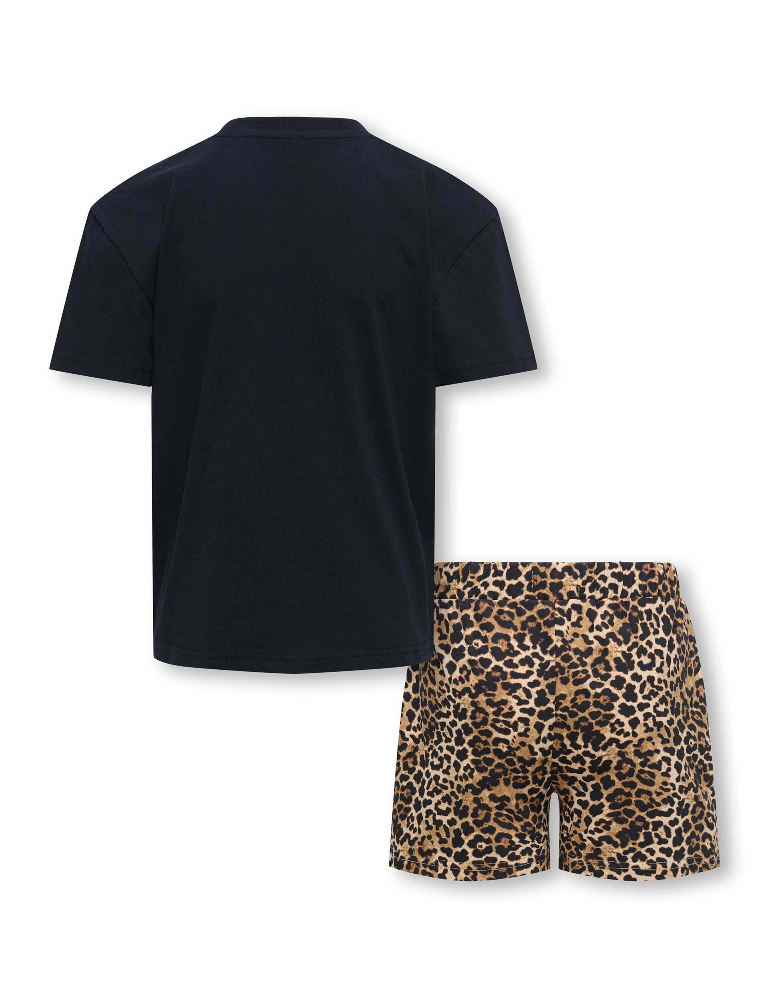 Pure Cotton Leopard Print Pyjamas (7-14 Yrs) 2 of 3