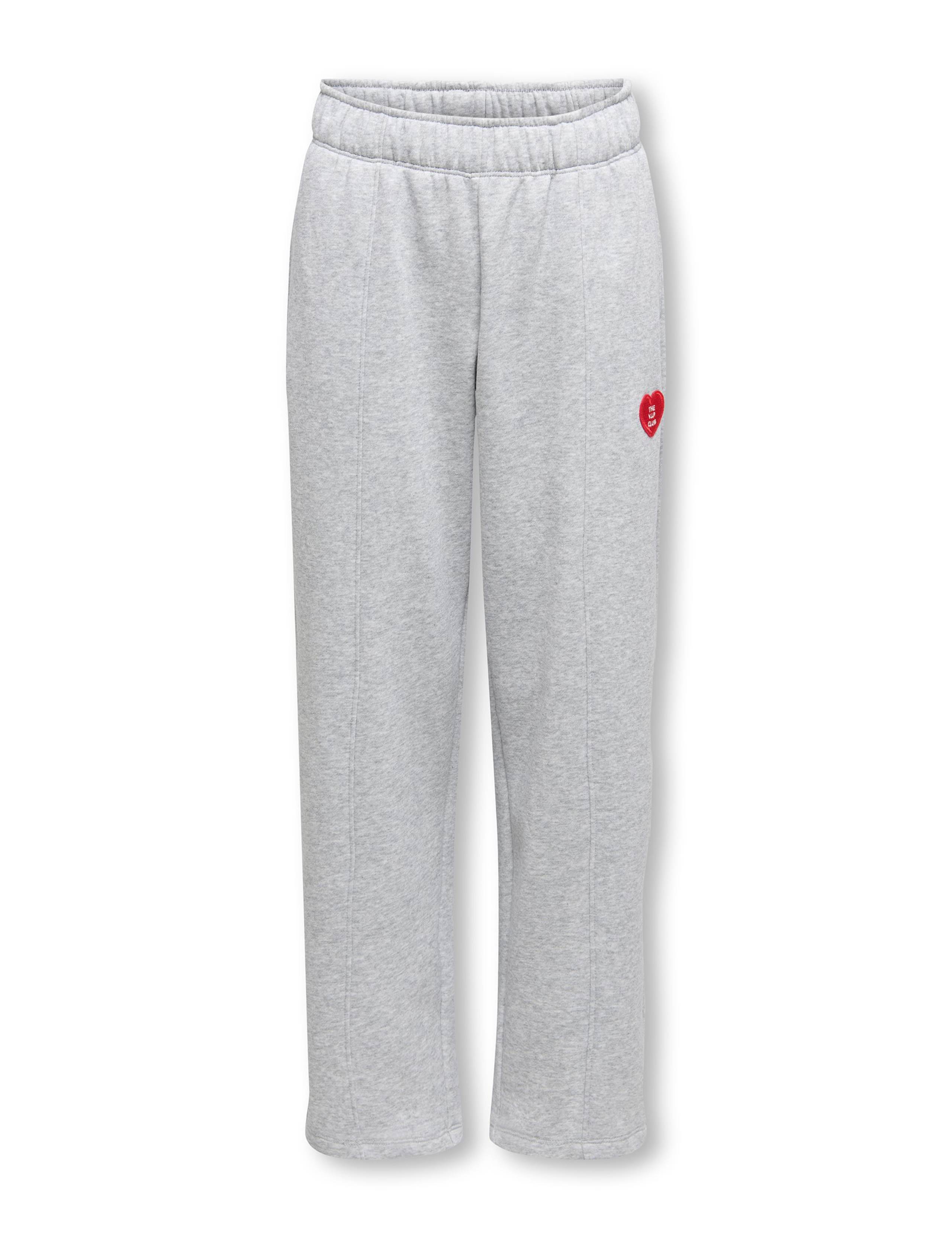 Cotton Rich Heart Embroidery Joggers (8-14 Years) 2 of 6