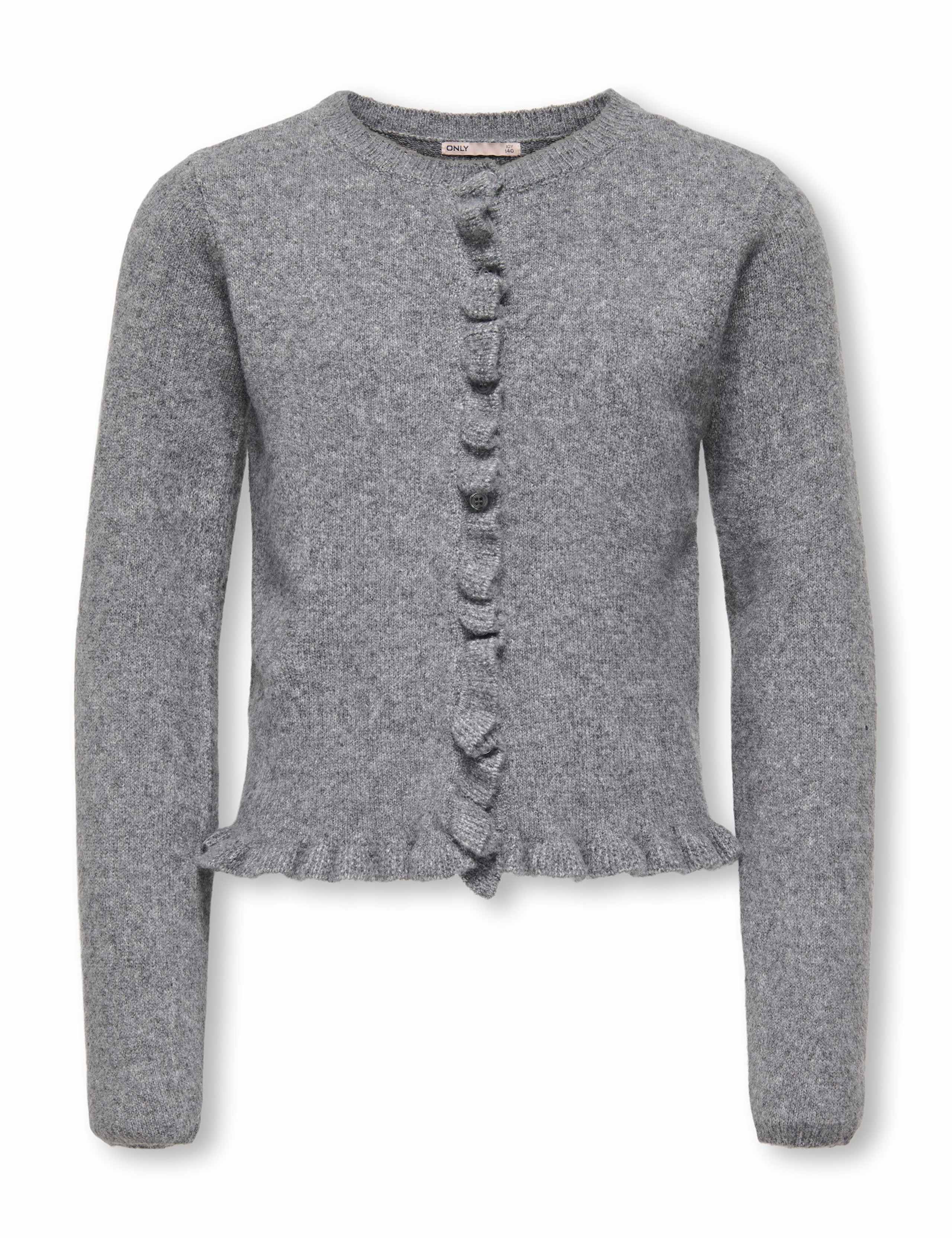 Ruffle Knitted Cardigan (7-14 Yrs) 1 of 2