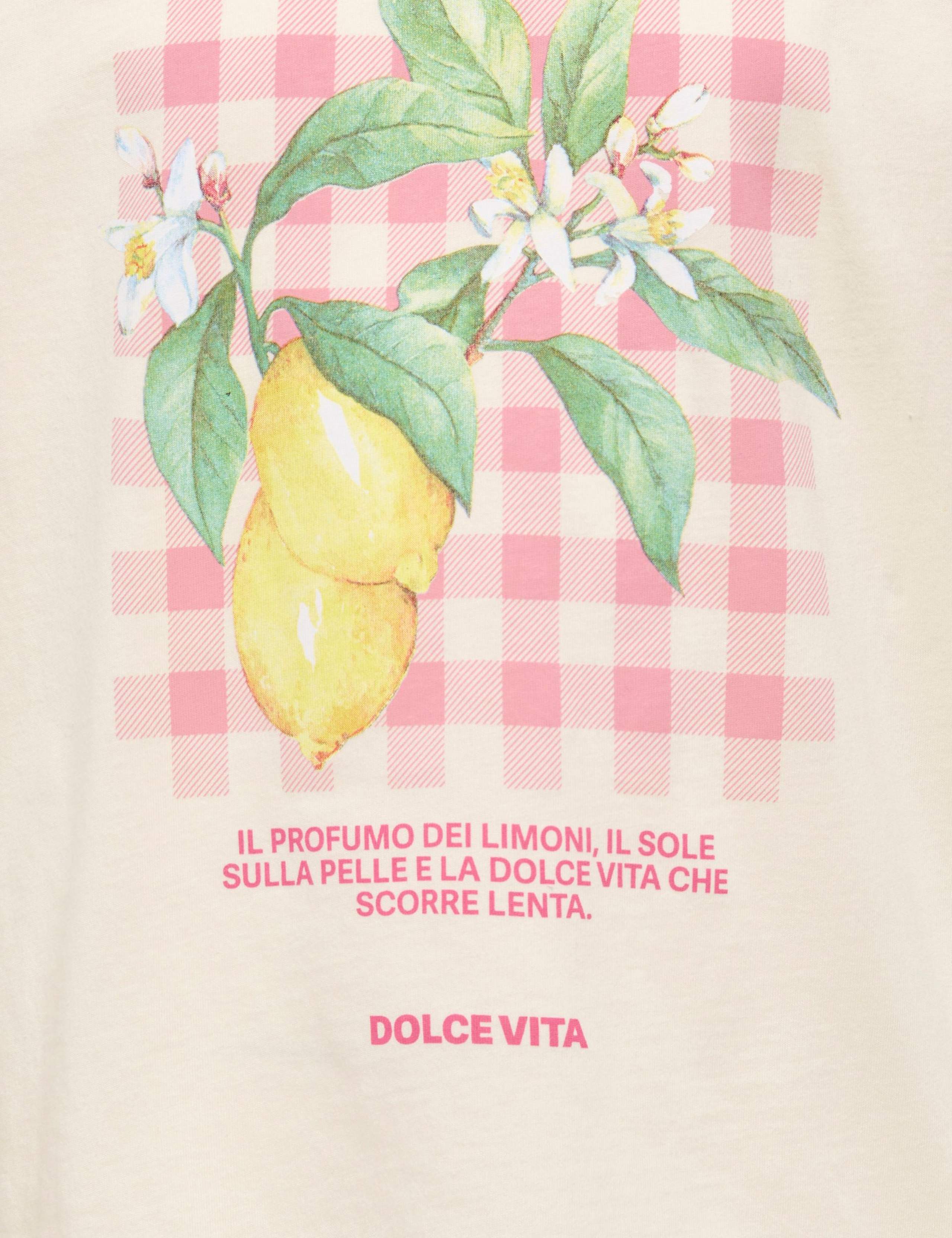 Pure Cotton Lemon Graphic T-Shirt (7-14 Years) 2 of 3