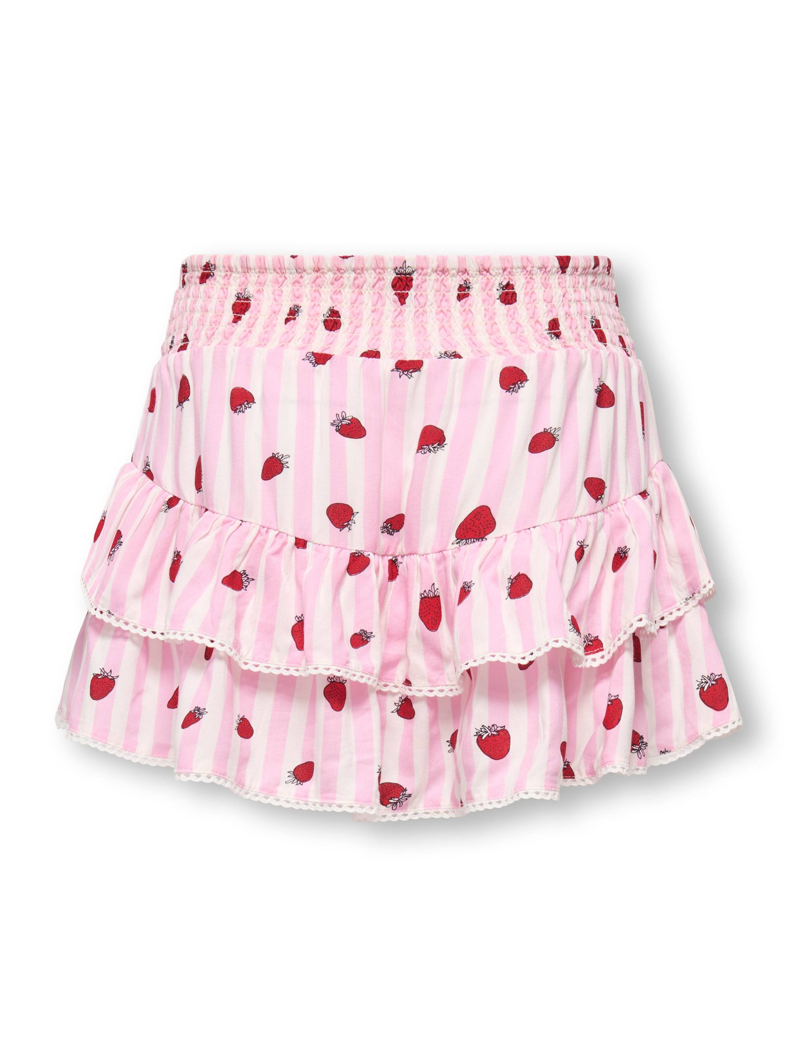 Striped Strawberry Frill Skort (8-14 Yrs) 2 of 3