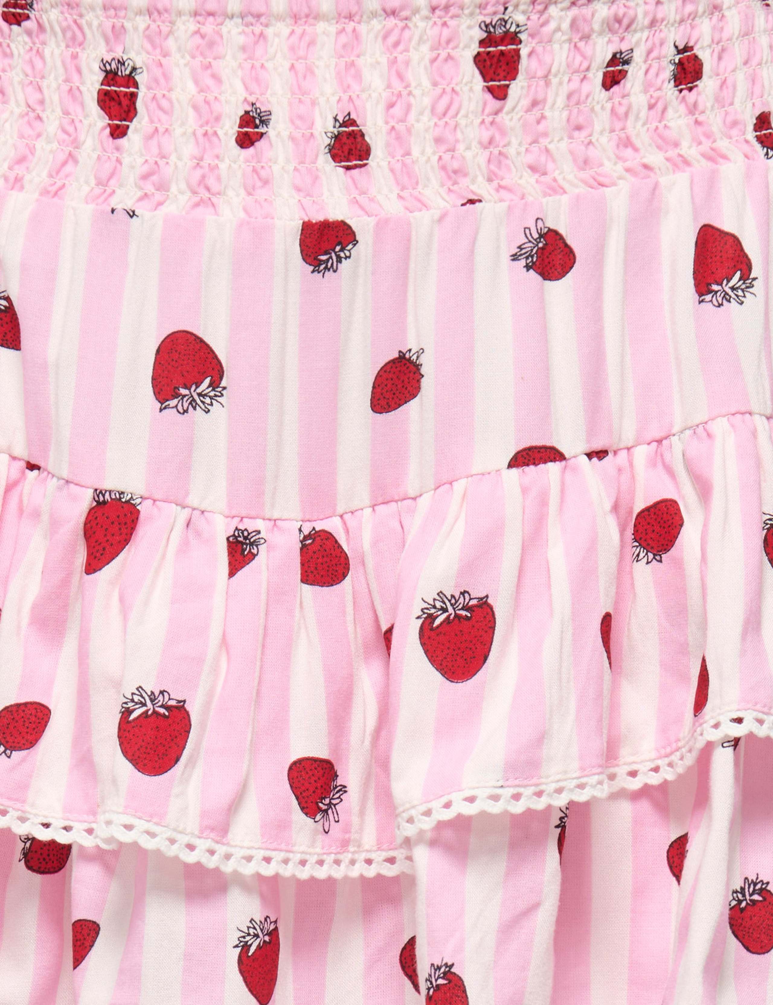 Striped Strawberry Frill Skort (8-14 Yrs) 3 of 3