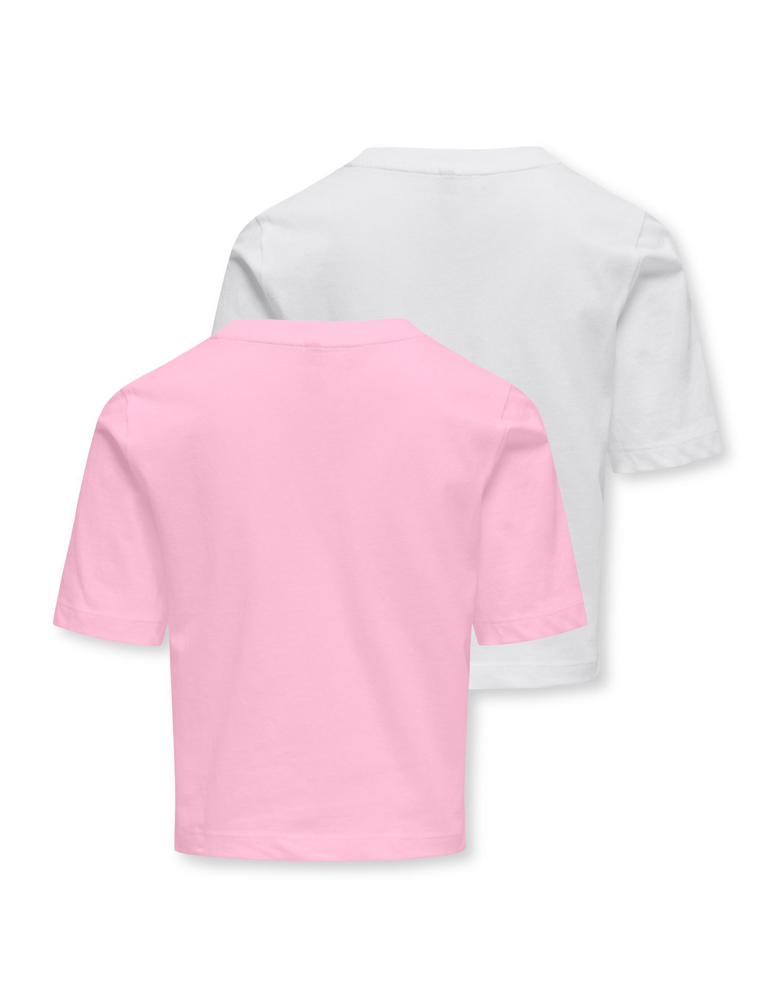2 Pack Pure Cotton Printed T-Shirts (7-14 Yrs) 2 of 2