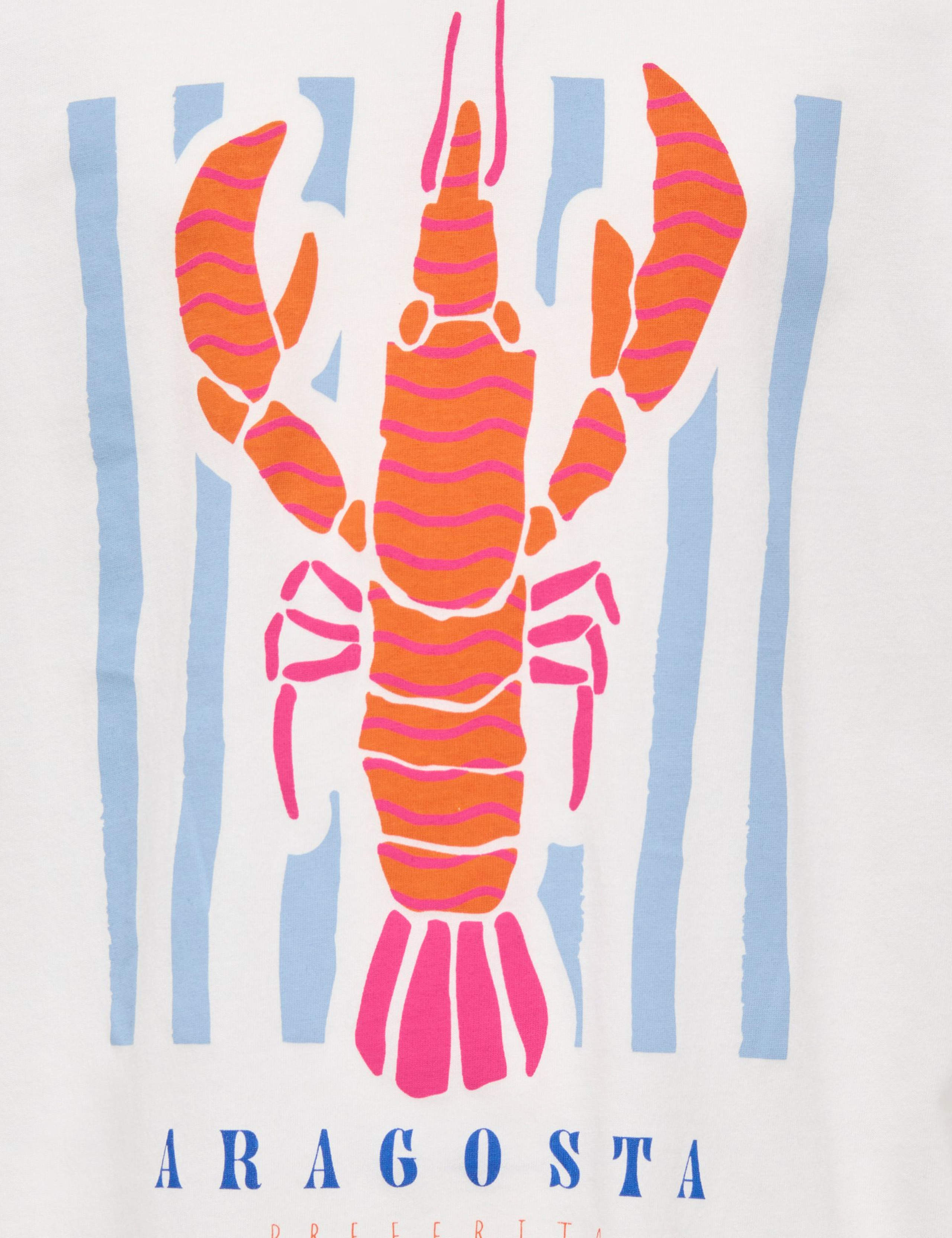 Pure Cotton Lobster T-Shirt (7-14 Yrs) 3 of 3