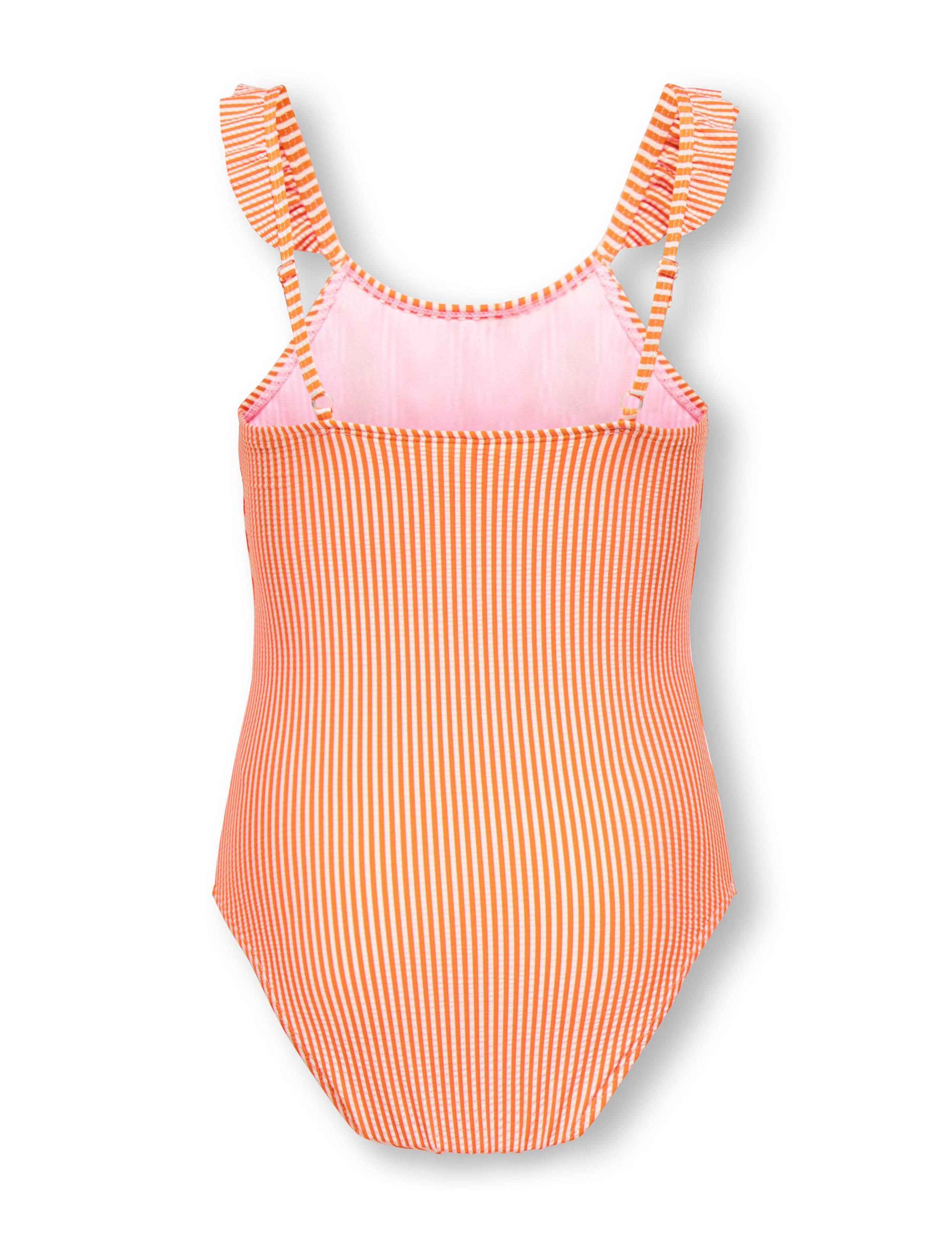 Stripe Frill Swimsuit (7-14 Yrs) 2 of 2