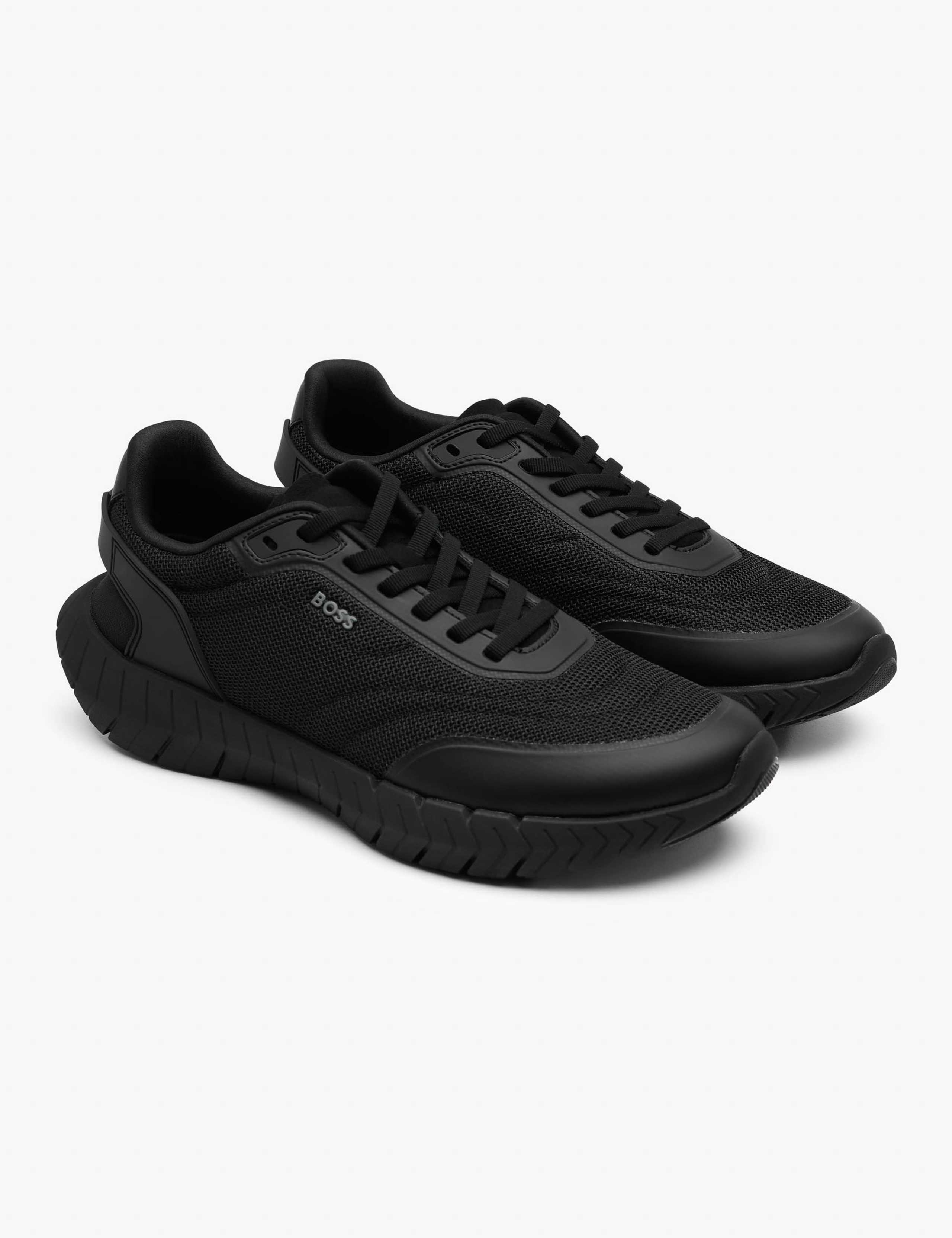 Running trainers with leather trims 3 of 3