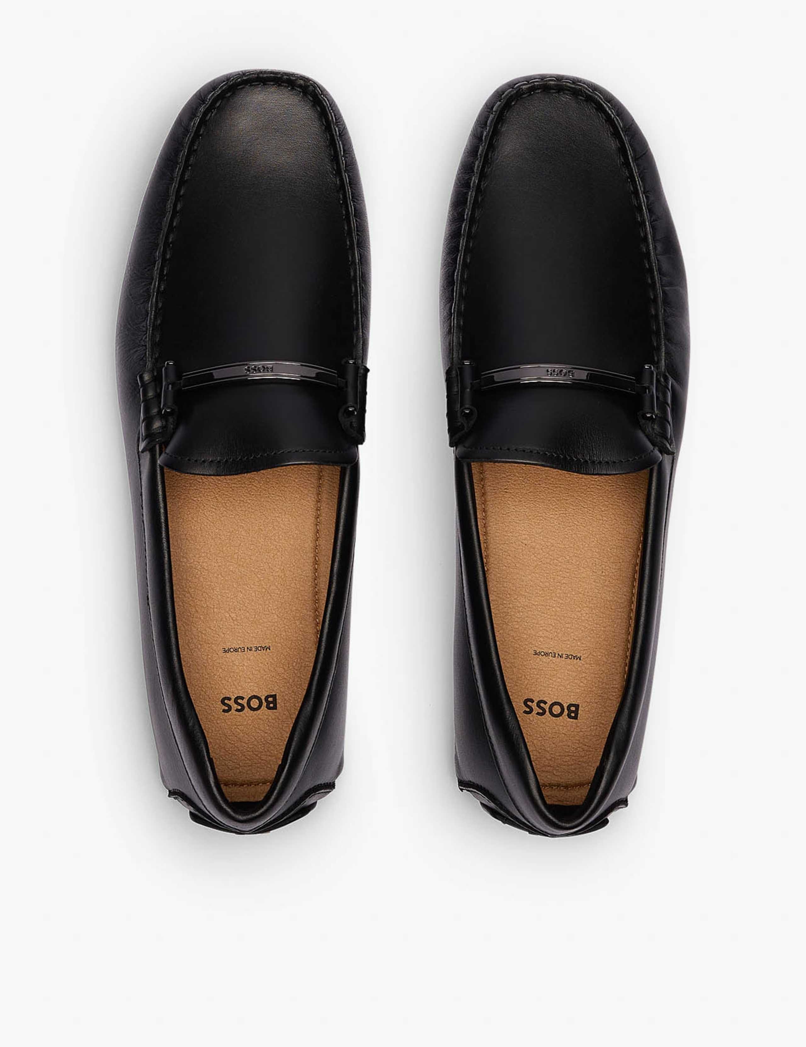 Leather Slip On Moccasins 3 of 3