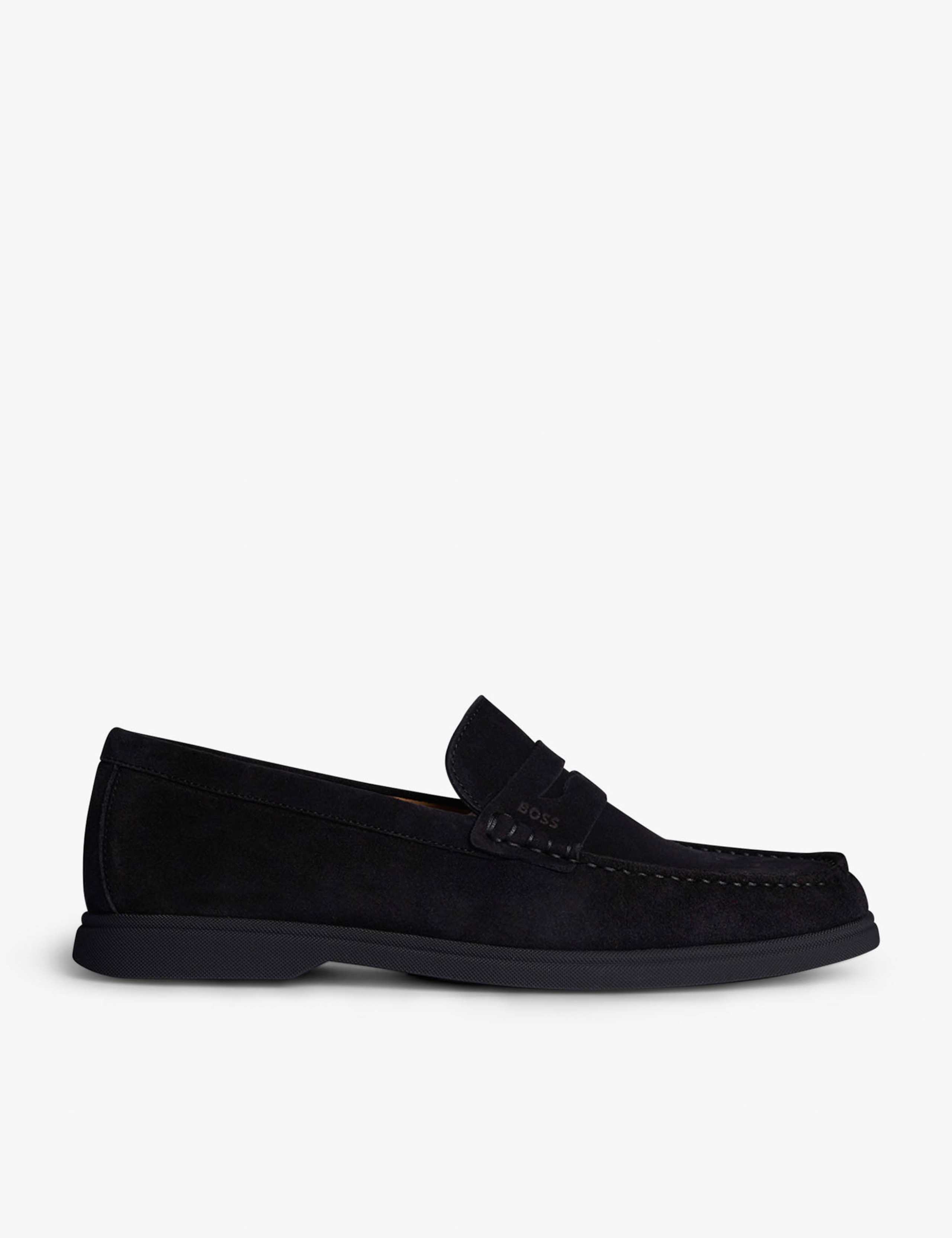 Suede Slip On Loafers 1 of 3