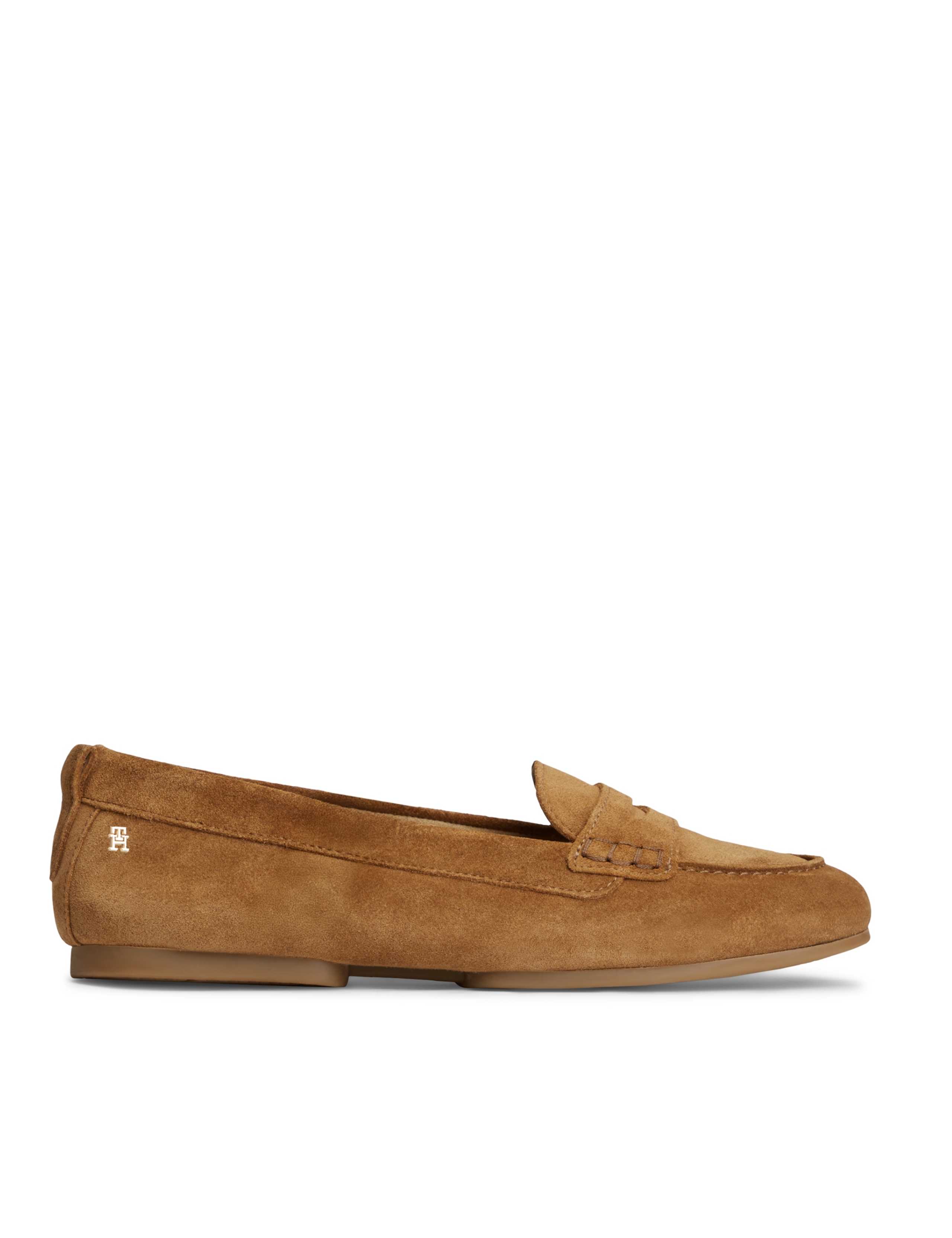 TH Flex Suede Slip On Ballerina Loafers 1 of 6