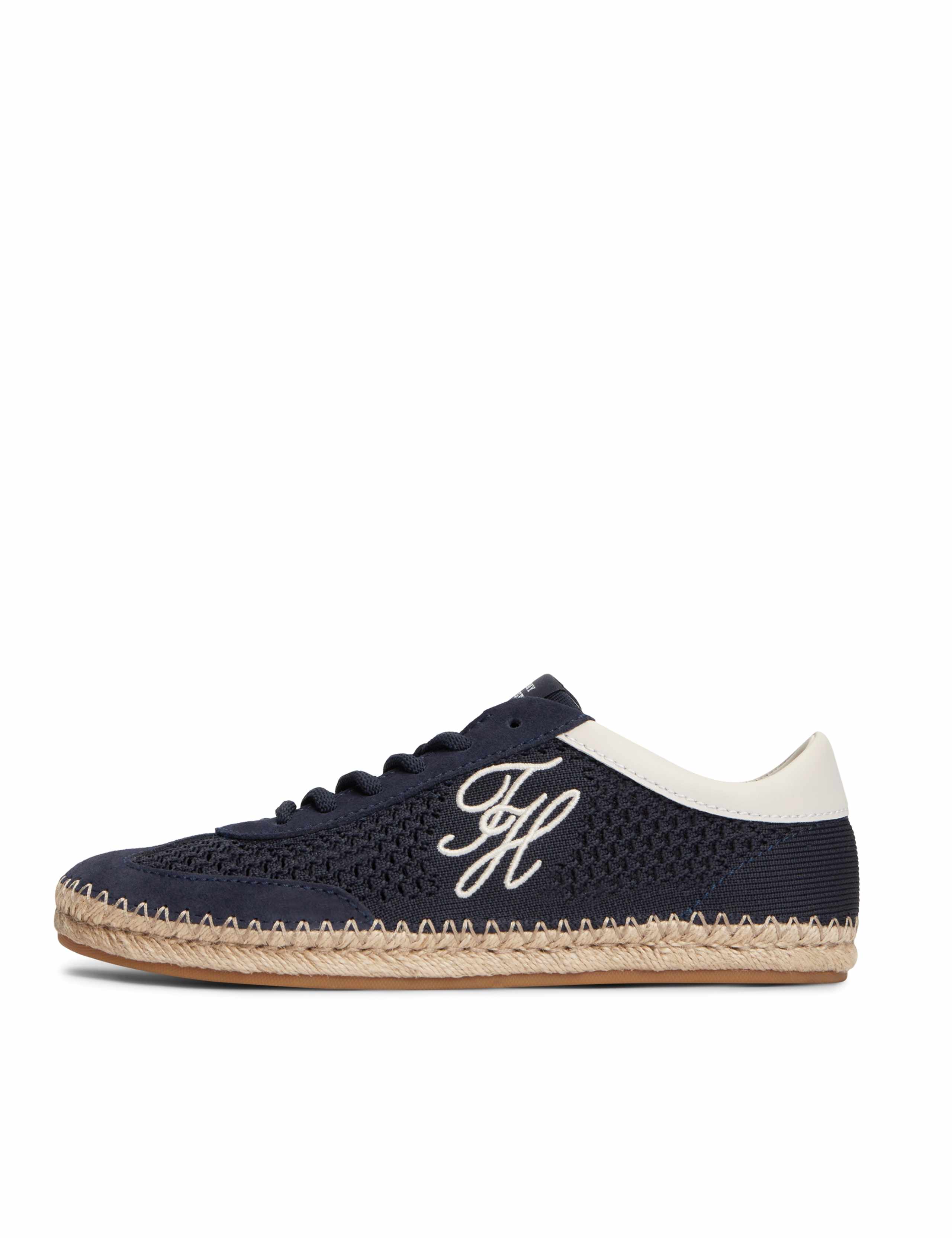 TH Heritage Lace Up Embroidery Rope Trainers 4 of 6