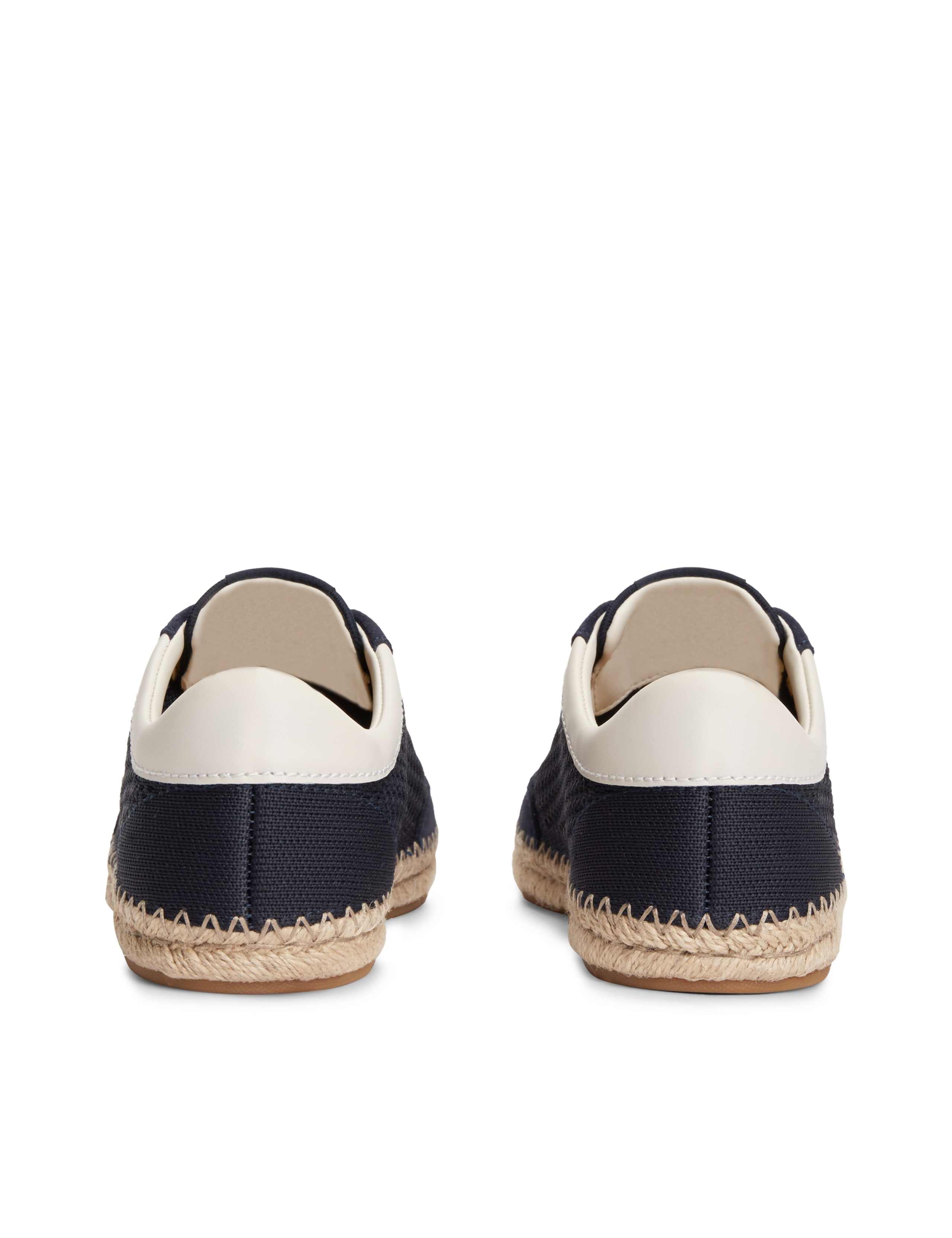 TH Heritage Lace Up Embroidery Rope Trainers 5 of 6