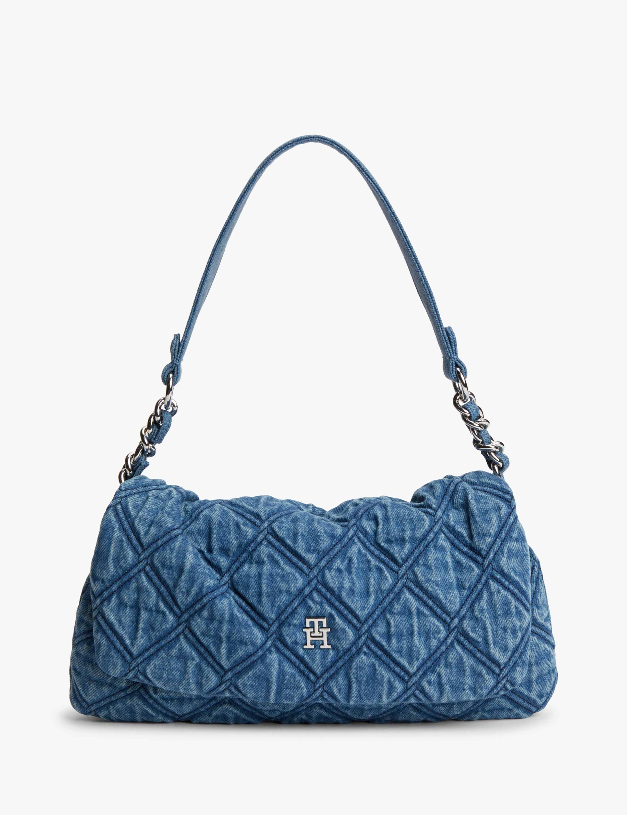 Feminine Denim Shoulder Bag 1 of 4