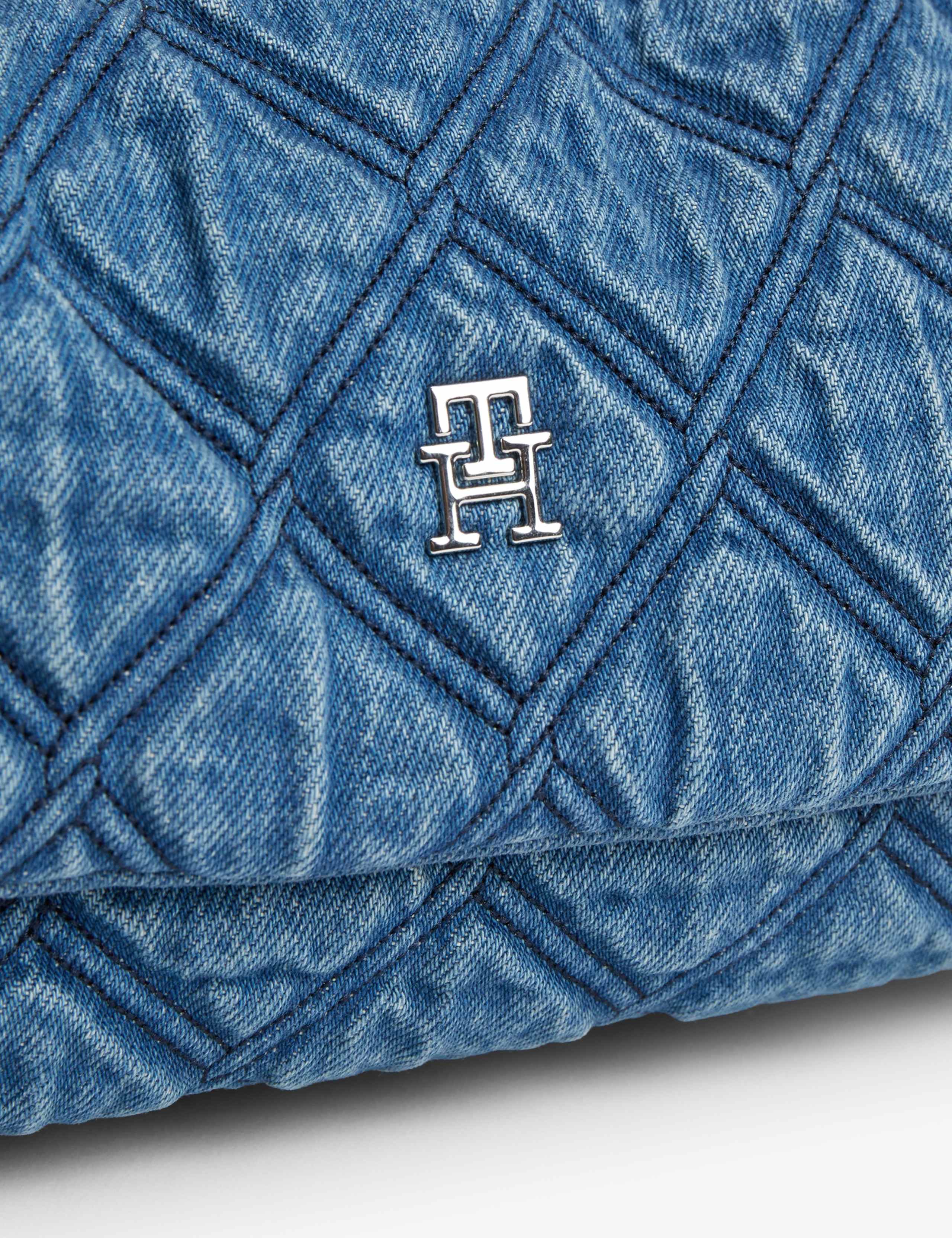 Feminine Denim Shoulder Bag 3 of 4