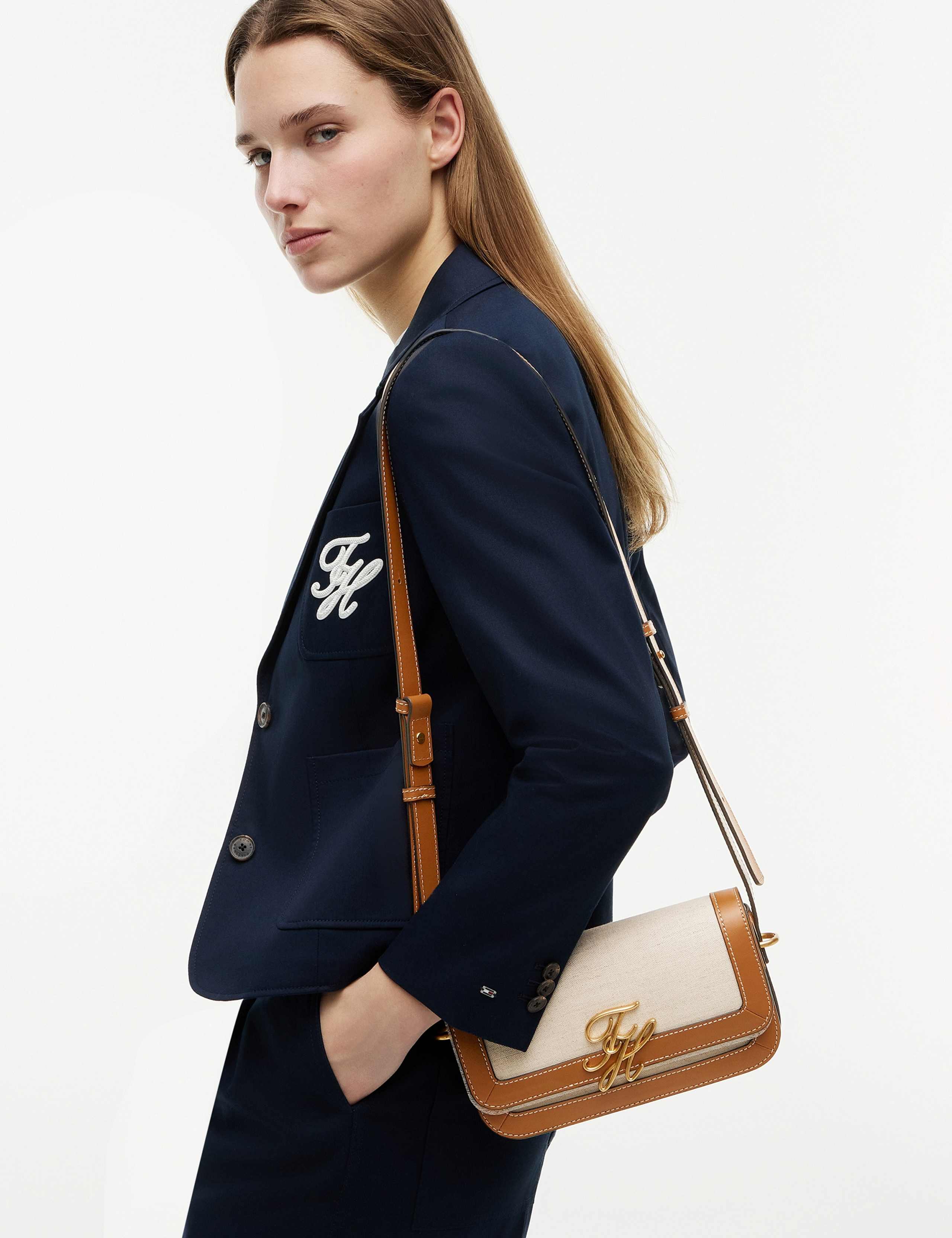Script Canvas Cross Body Bag 3 of 5