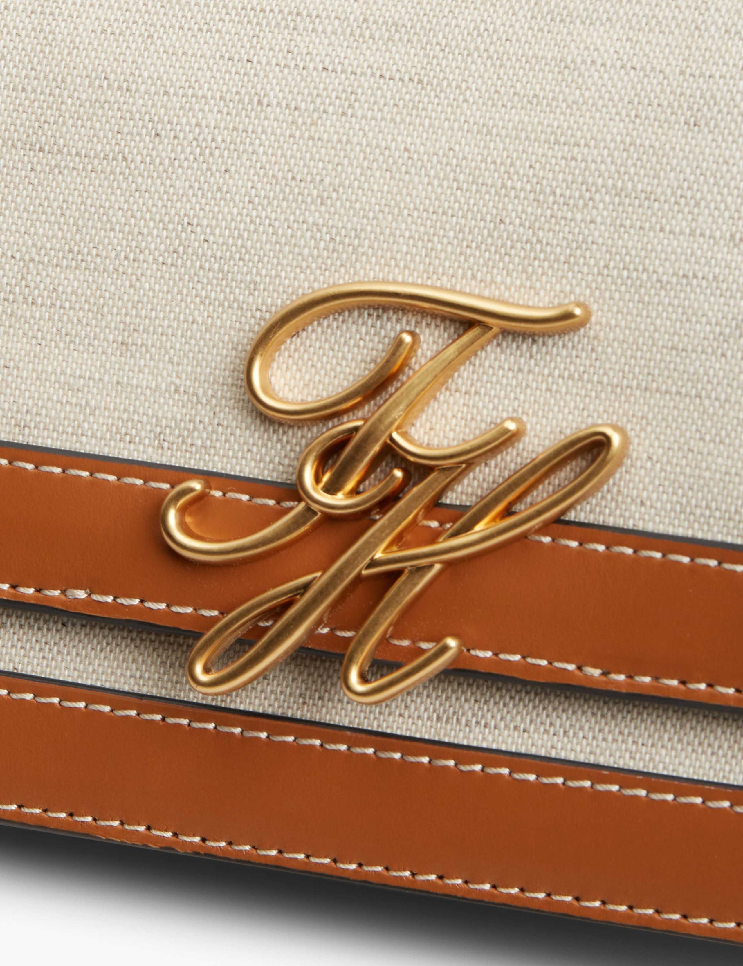 Script Canvas Cross Body Bag 5 of 5