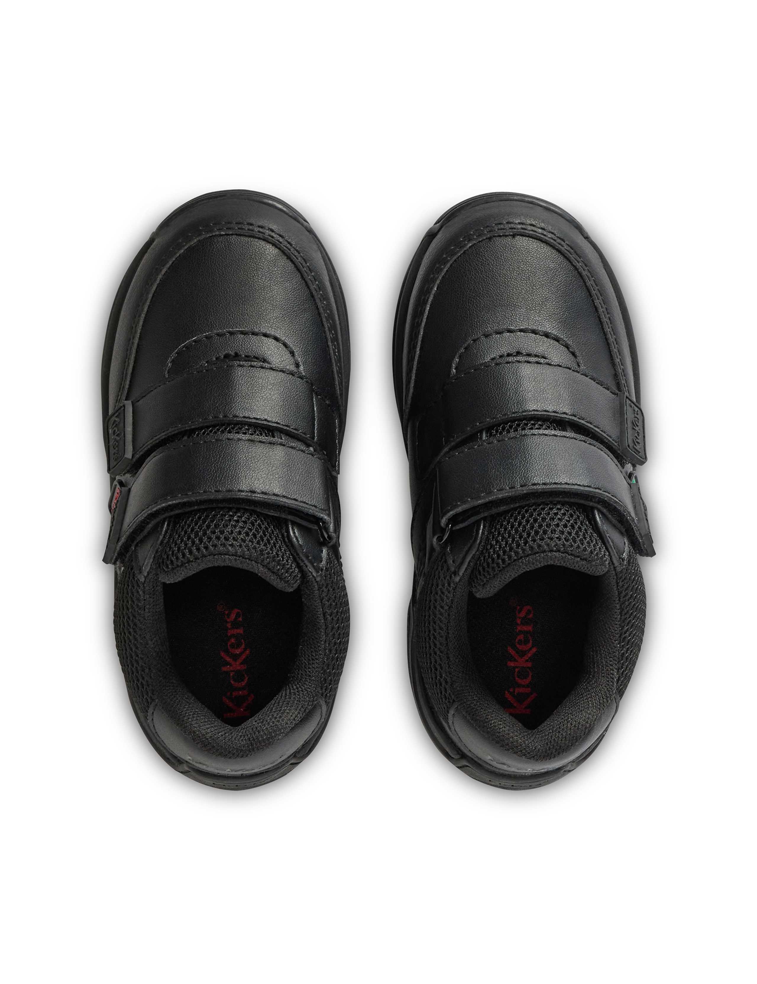 Kids' Leather Riptape School Shoes (7 Small-12 Small) 2 of 6