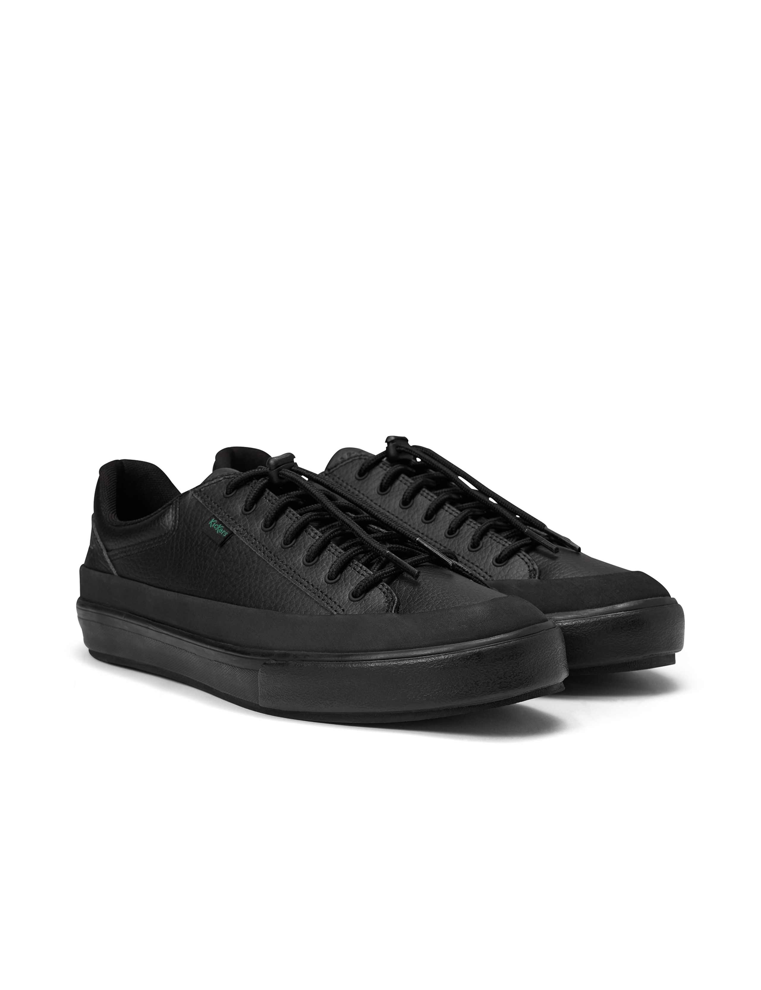 Kids' Leather Toggle Lace School Trainers (6 Small-12 Small) 3 of 6