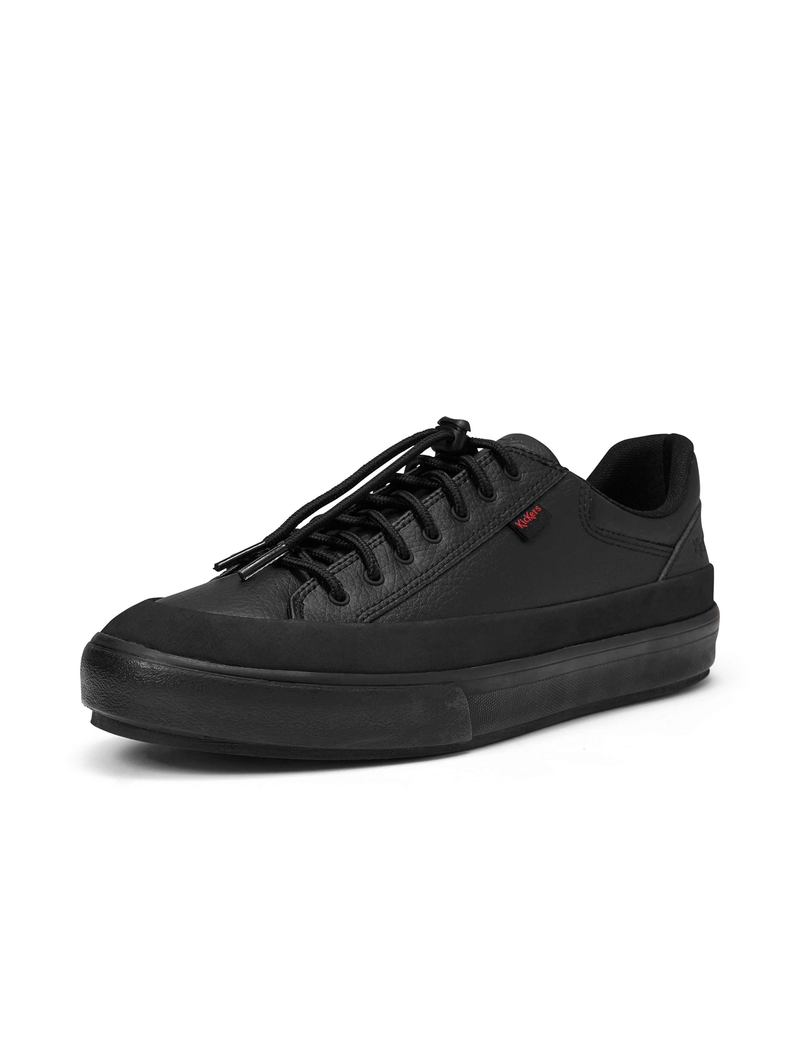 Kids' Leather Toggle Lace School Trainers (6 Small-12 Small) 4 of 6