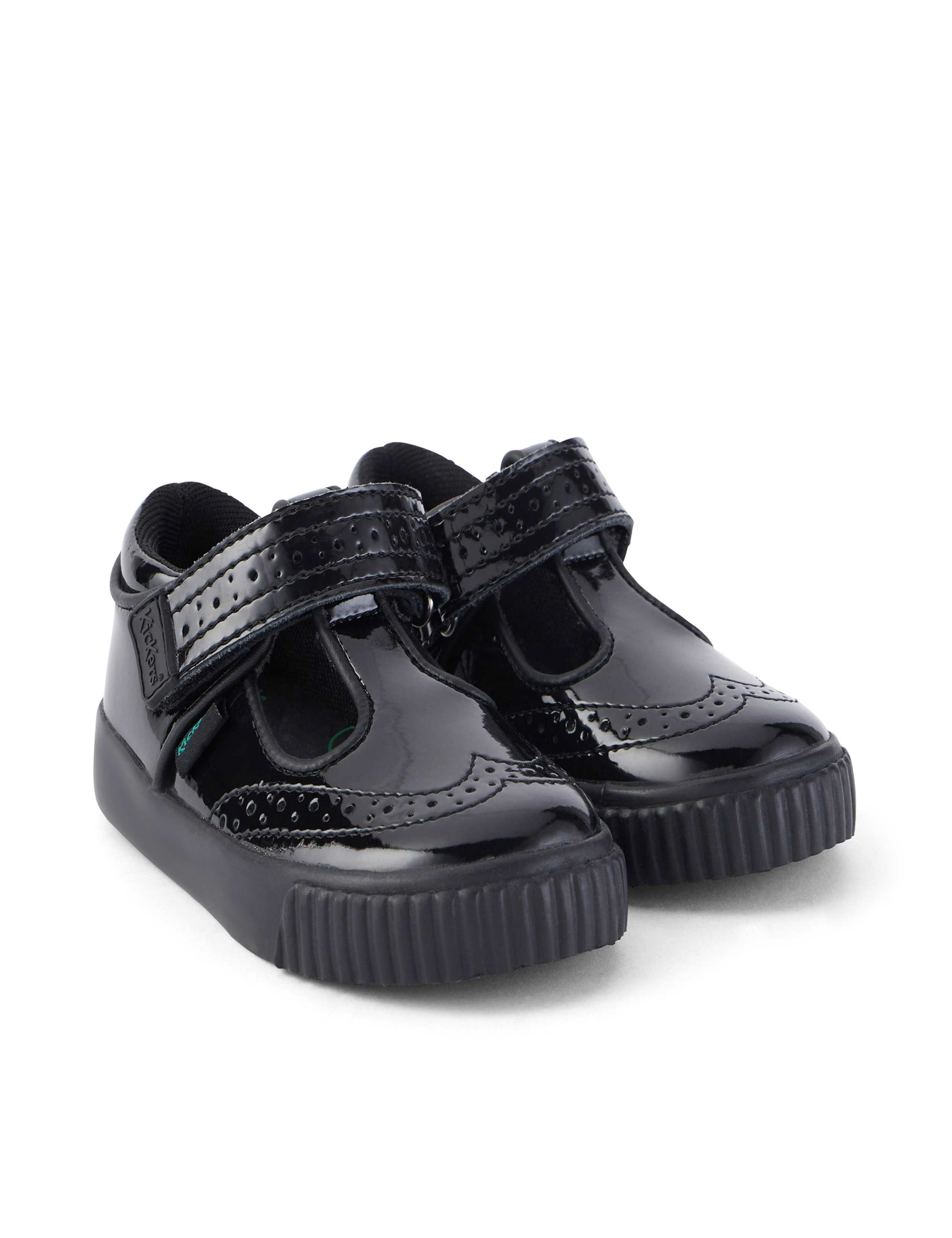 Kids' Leather T Bar School Shoes (7 Small-12 Small) 2 of 5
