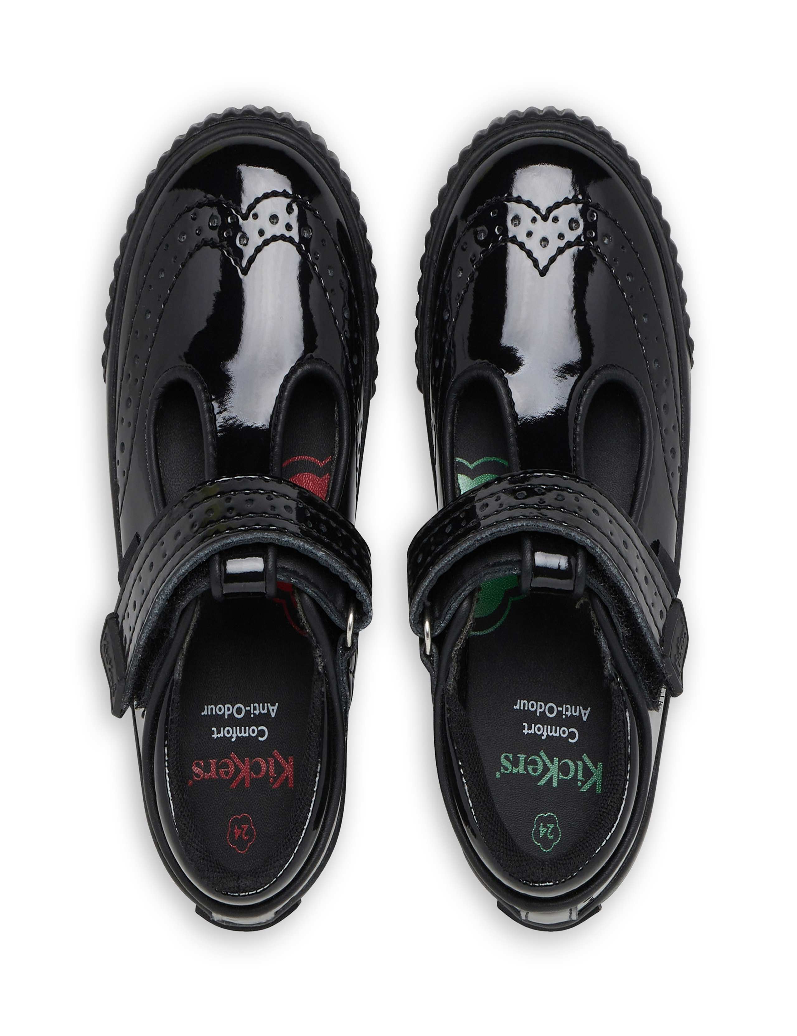 Kids' Leather T Bar School Shoes (7 Small-12 Small) 3 of 5