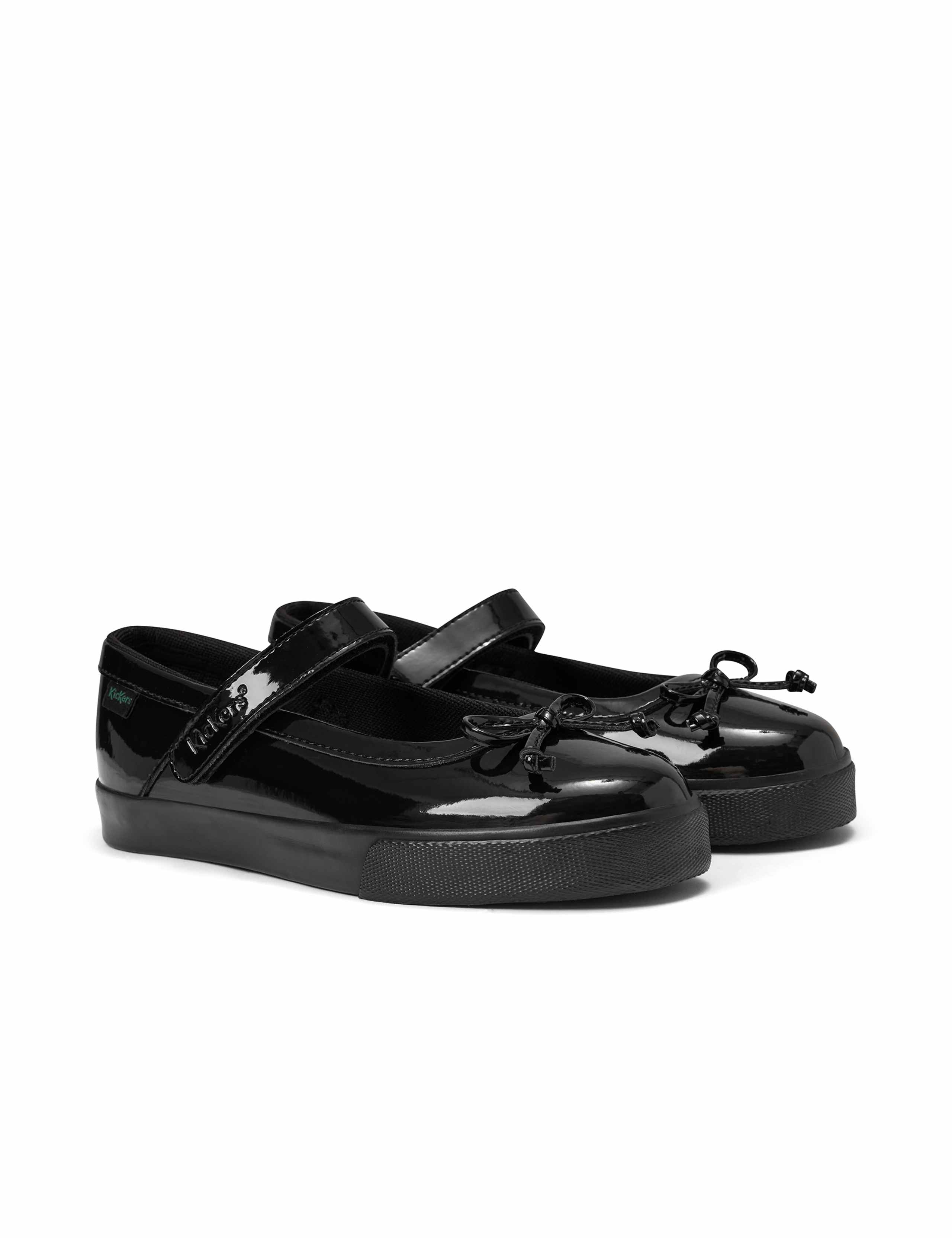 Kids' Patent Mary Jane Bow School Shoes (7 Small-12 Small) 3 of 5