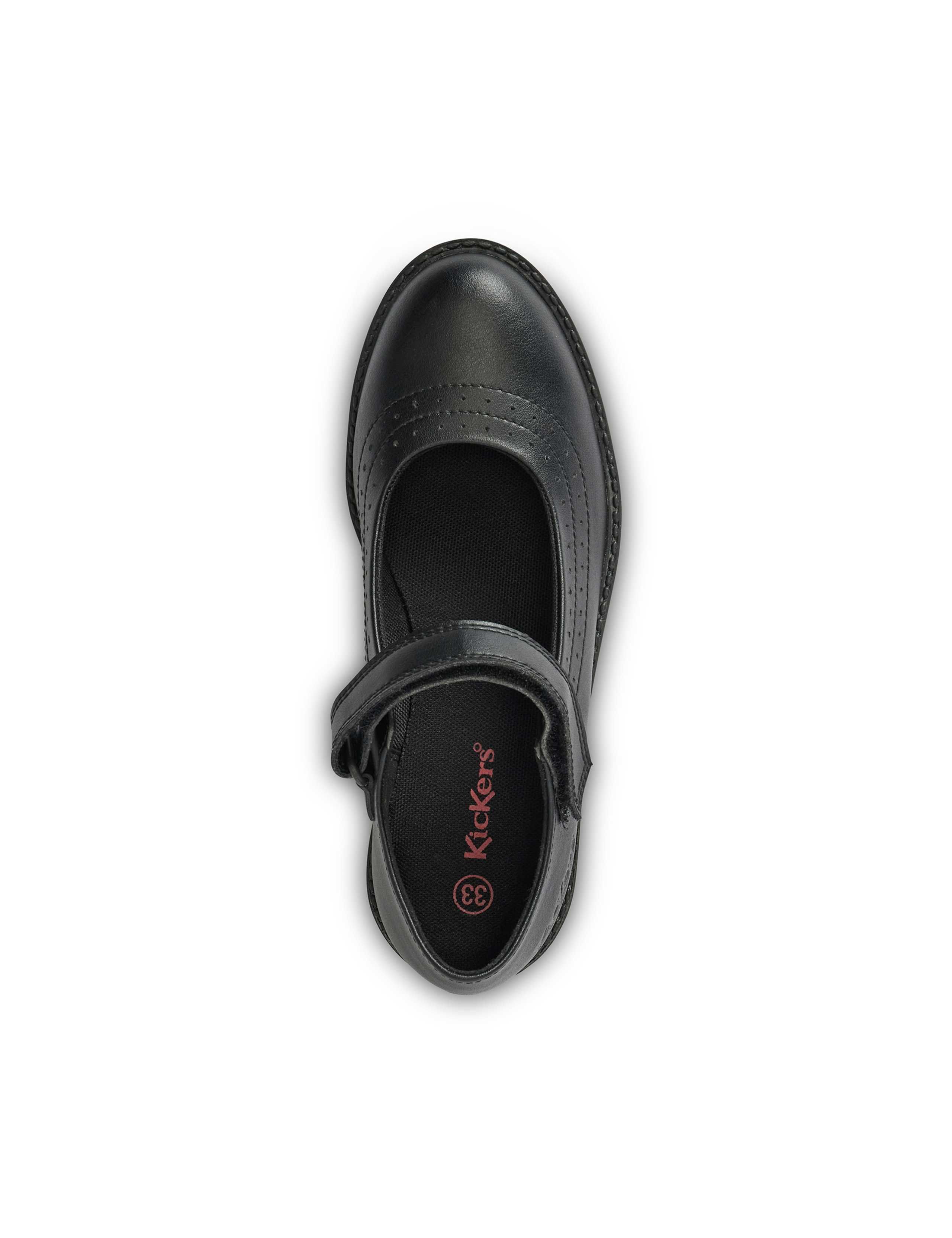 Kids' Riptape Mary Jane School Shoes (3 Large-6 Large) 2 of 5
