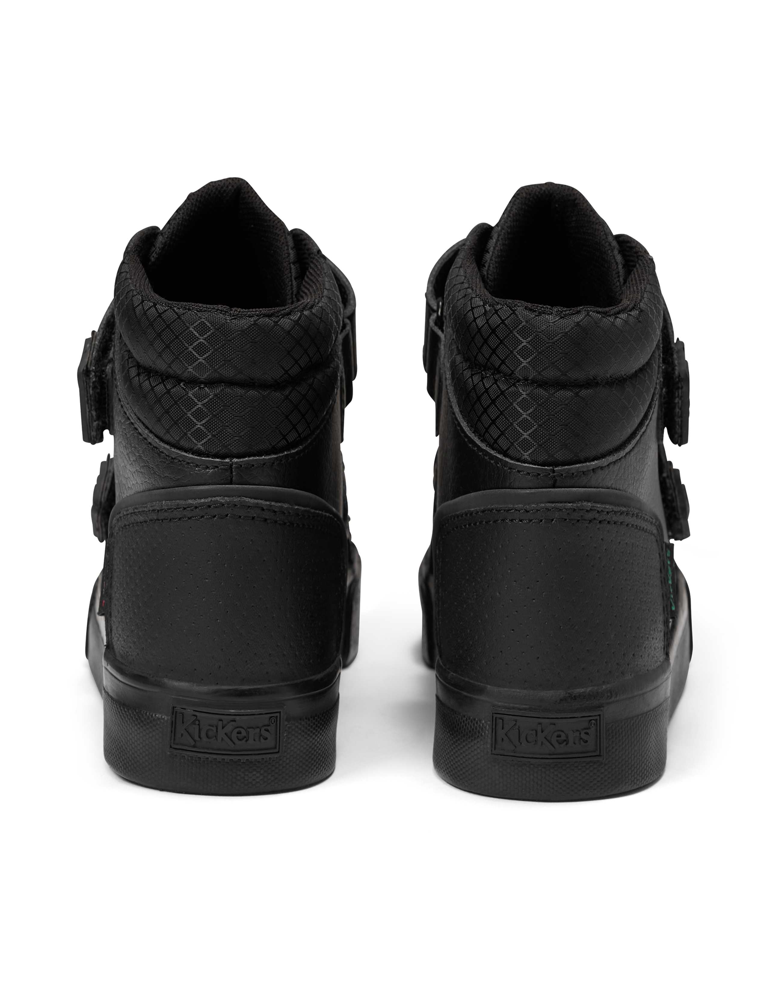 Kids' Leather High Top School Shoes (7 Small-12 Small) 3 of 4